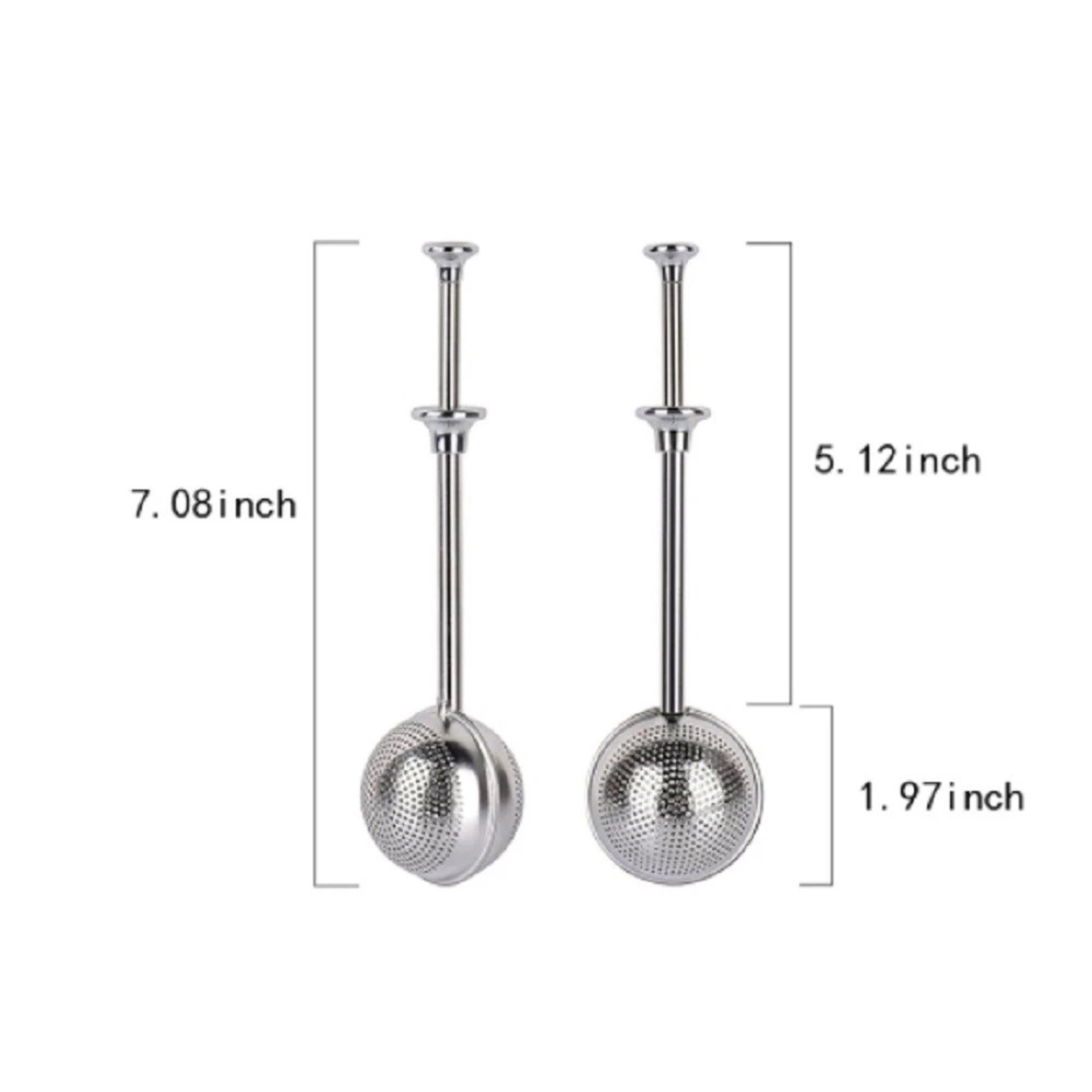 Home Collection Long Handle Stainless Steel Tea Ball Infuser Loose Leaf Strainer