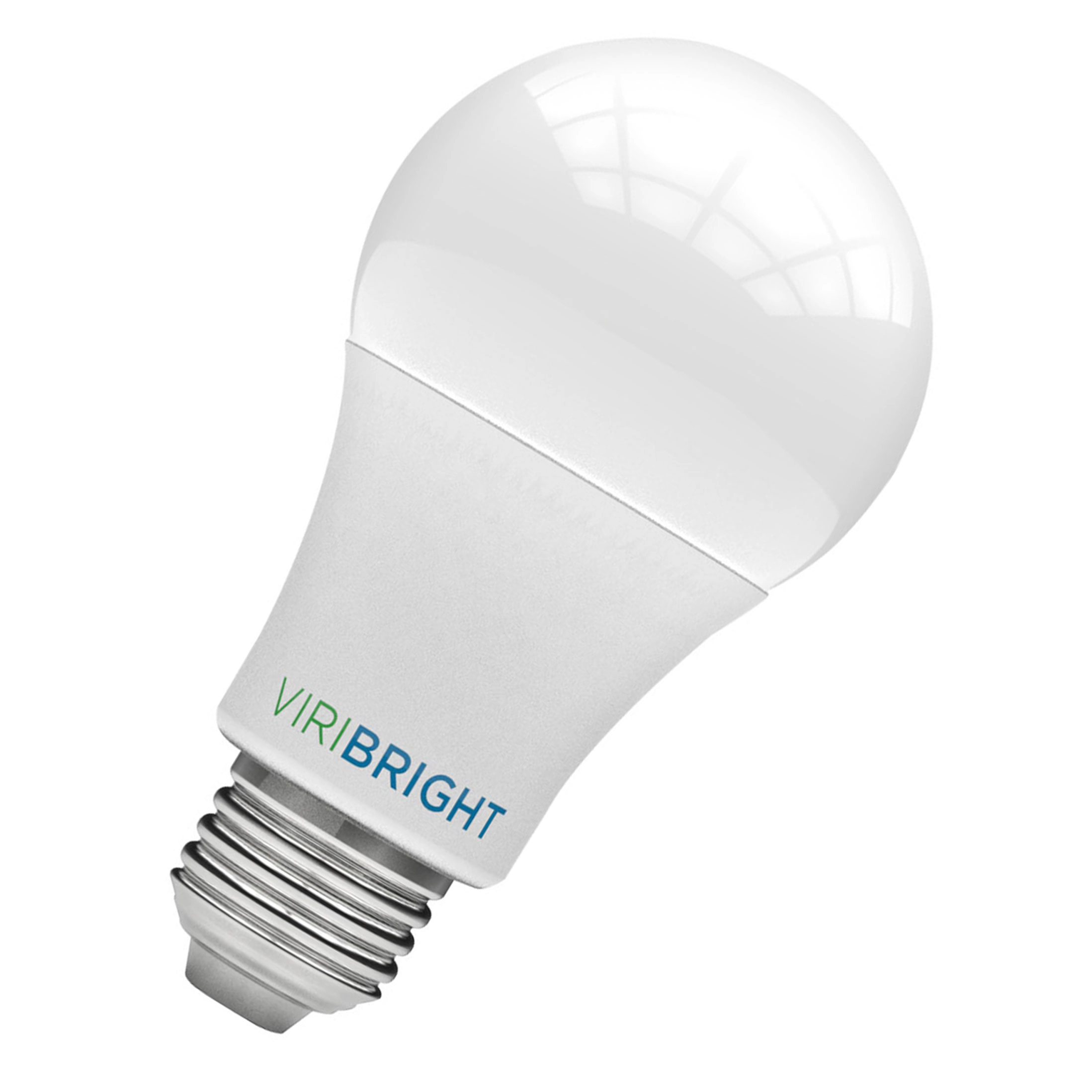 Viribright® A19 LED Light Bulbs, E26, Screw Base, 100W, 1500 Lumens, Dimmable, Warm White 2700K (4 Pack)