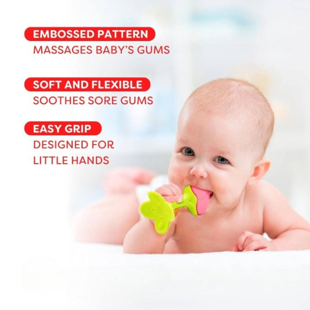 Sperric Silicone Baby Teething Toys 5 Pack, Sensory Balls & Fruit Teethers for Infant 0‑12 Months, BPA‑Free Freezer Safe