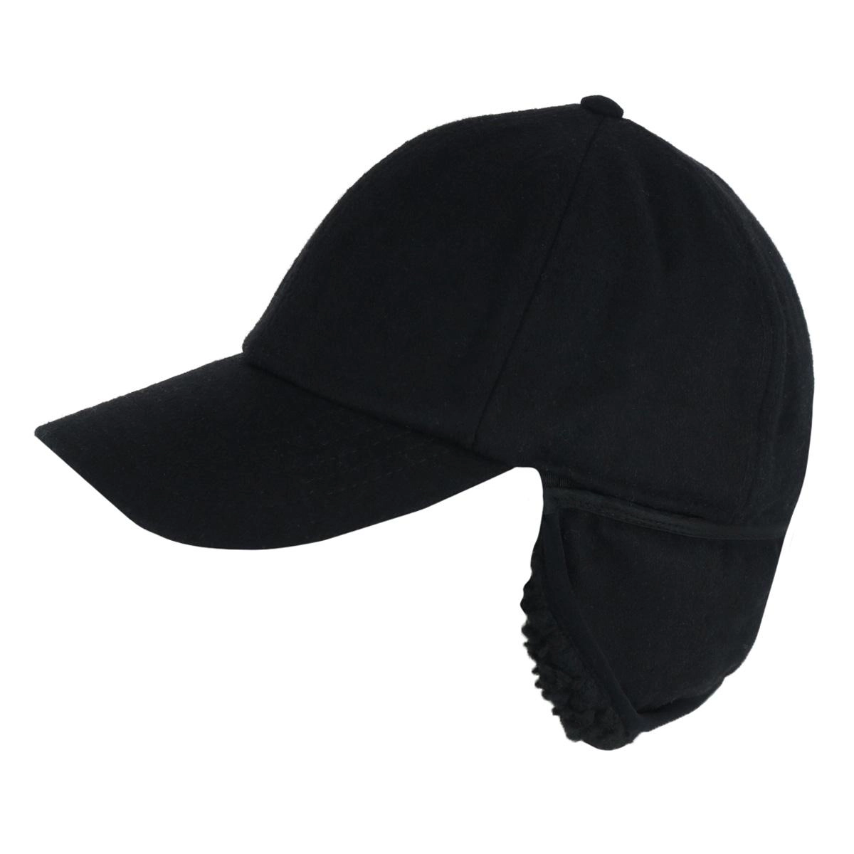 Epoch Hats Company Men's Sherpa Lined Wool Blend Earflap Baseball Cap