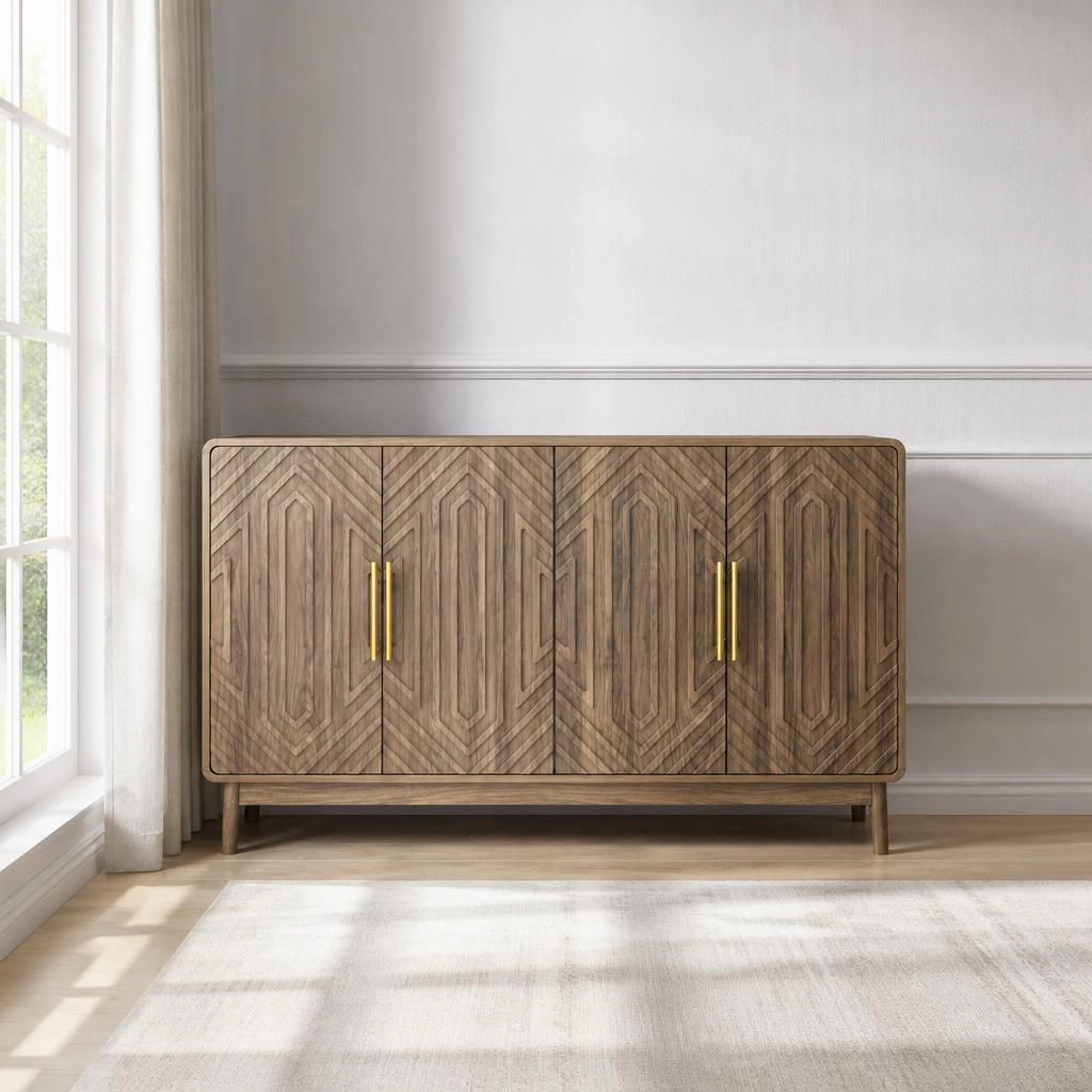 GOODSILO Modern Storage Sideboard Buffet Console