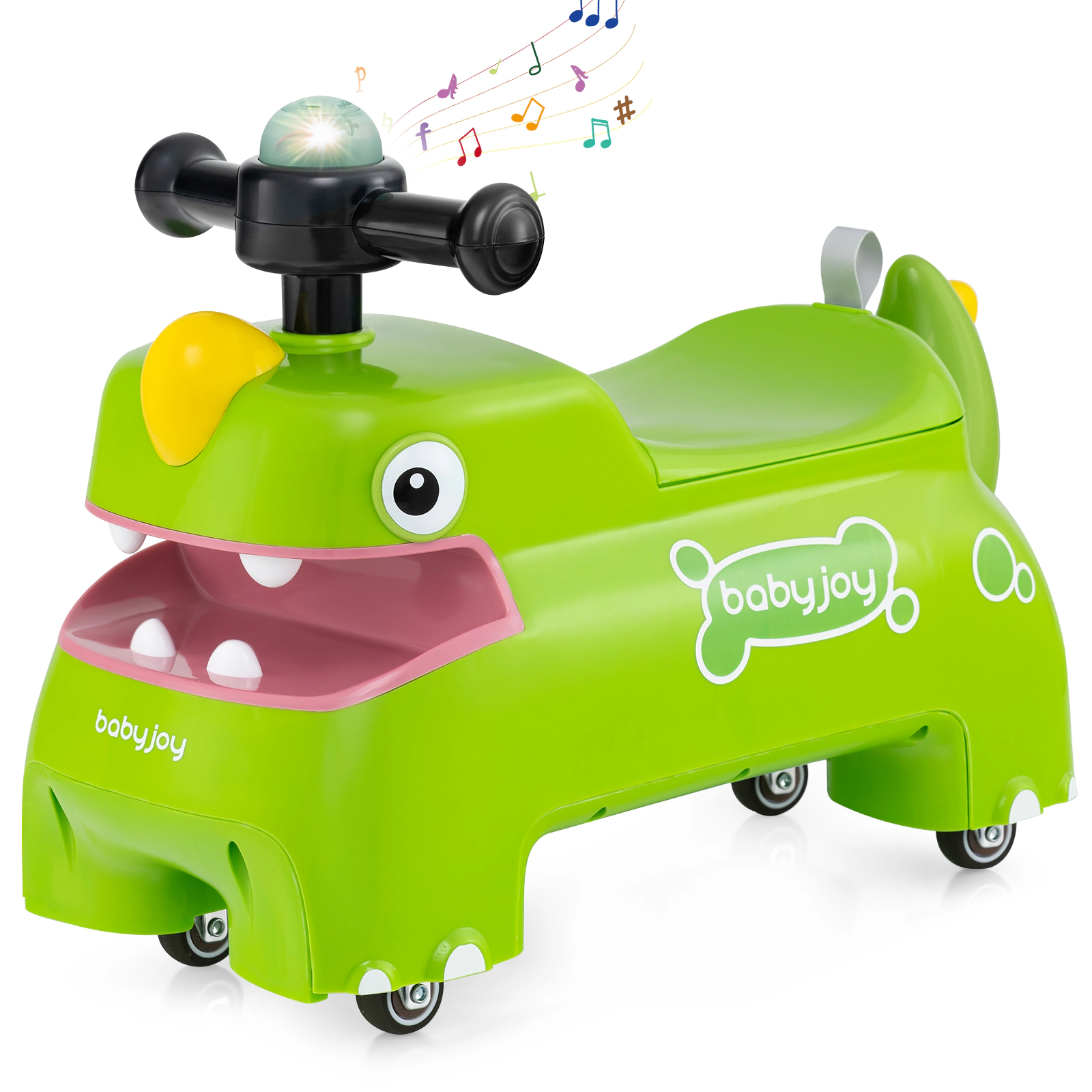 LJG Toddler Ride on Toy Walking Sliding Car with Lights and Music