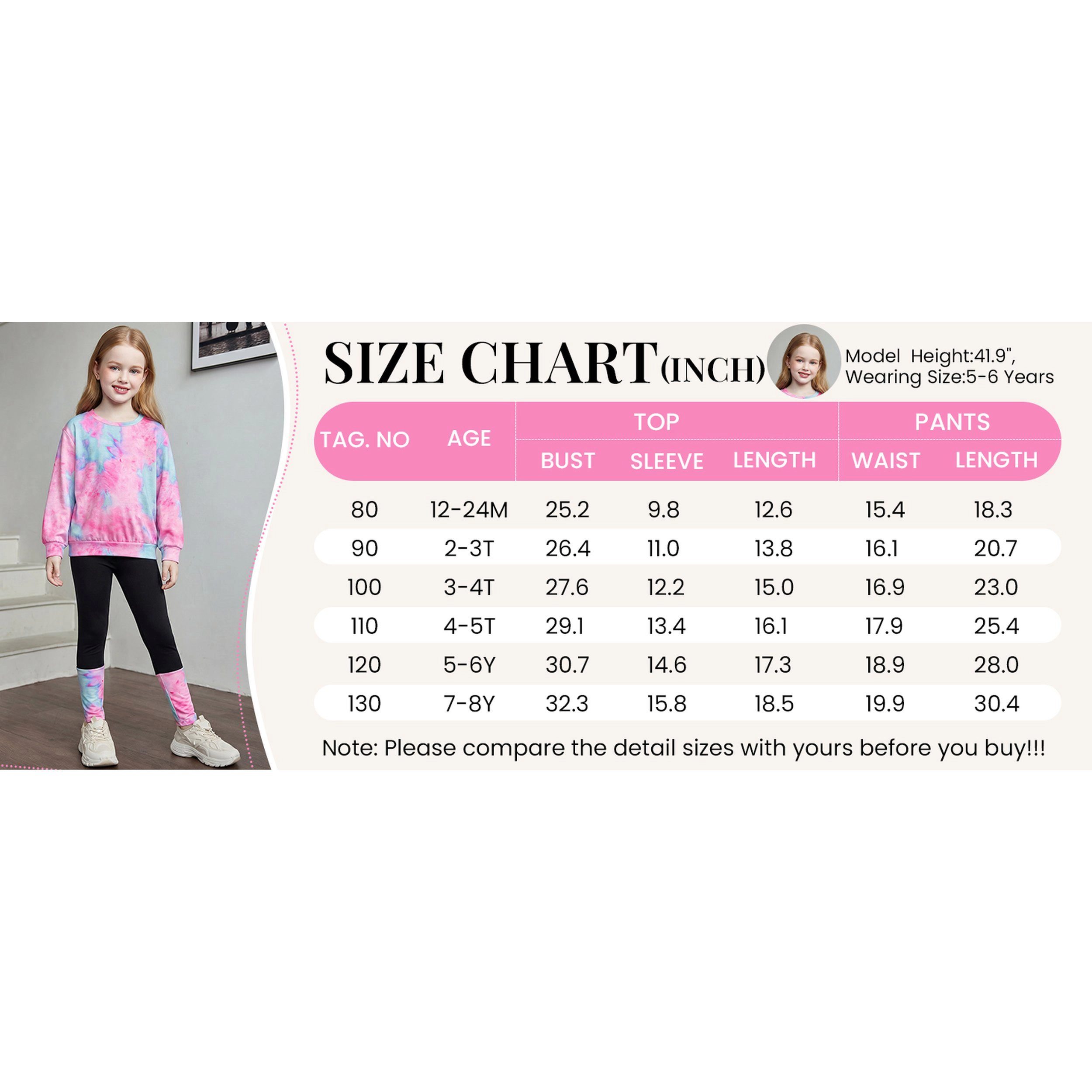 Arshiner Girls Piece Outfits Christmas Clothing Sets Long Sleeve Sweatshirts And Legging Pants