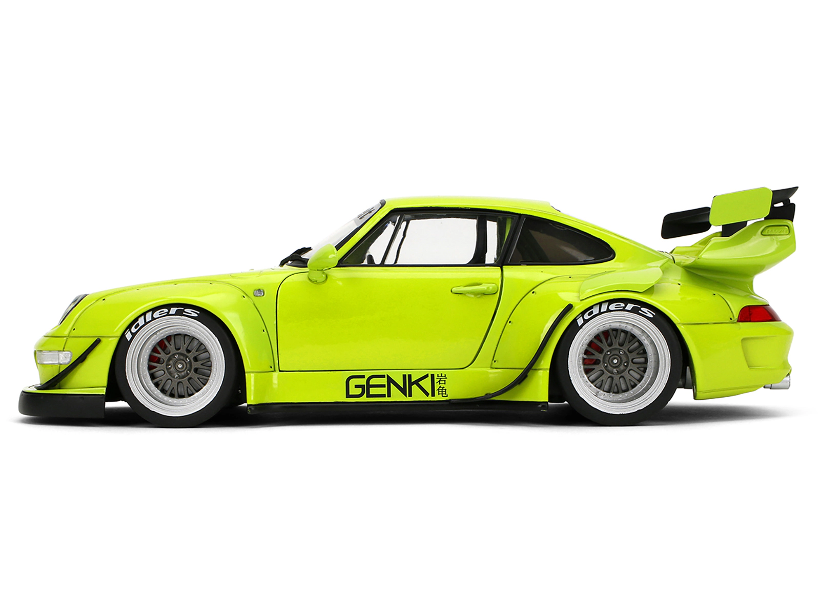 Jada RWB Body Kit "Genki" Lime Green "Pink Slips" Series 1/18 Diecast Model Car by Jada