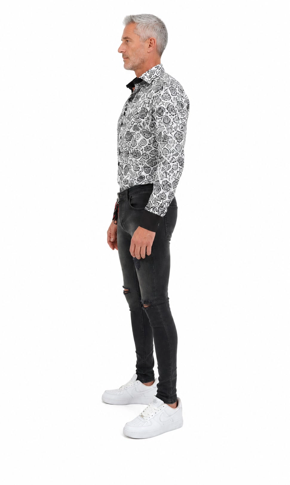 Elie Balleh Men's Classic Wash Skinny Jeans