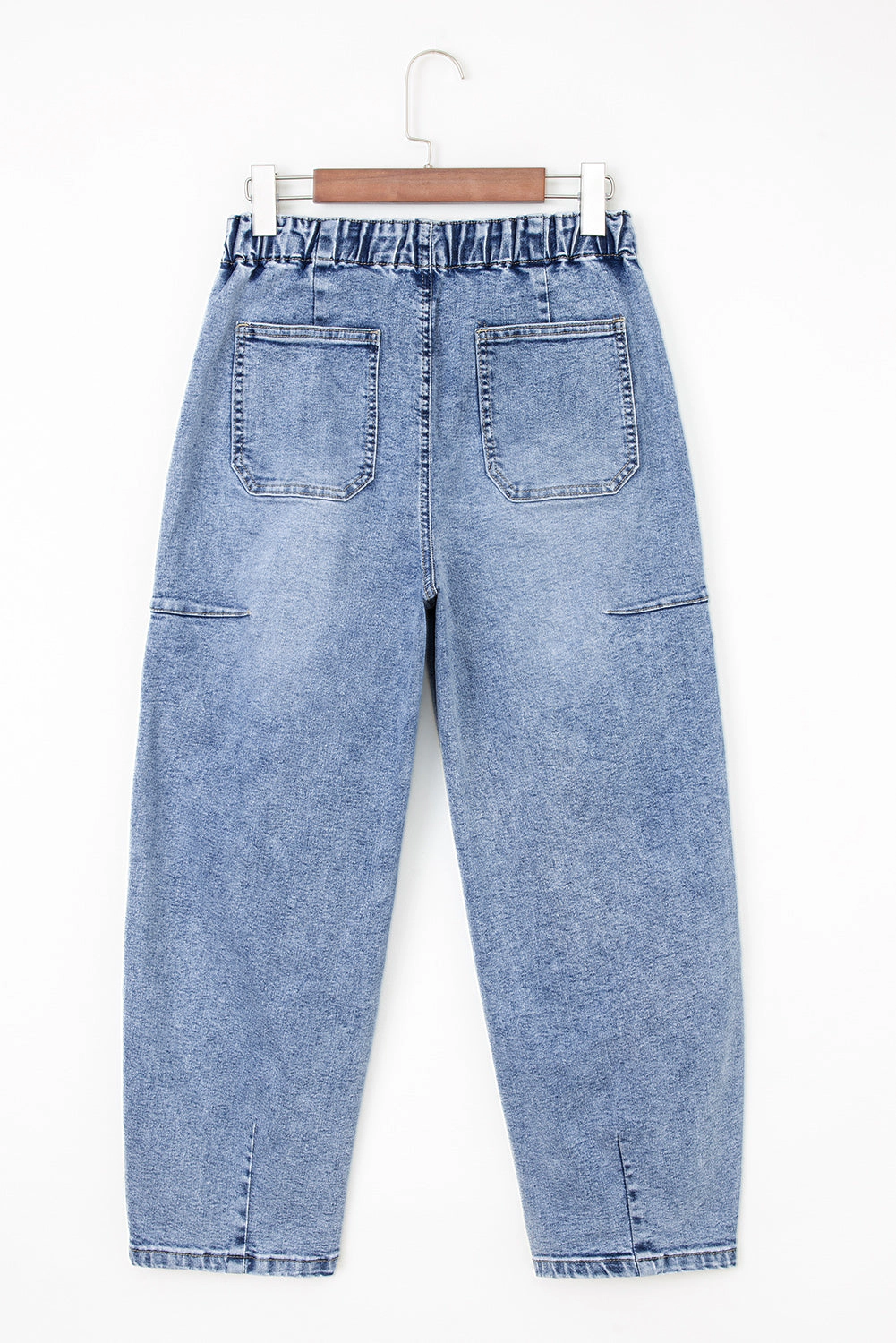 Threaded Pear Women's Bella Paperbag Waist Barrel Jeans