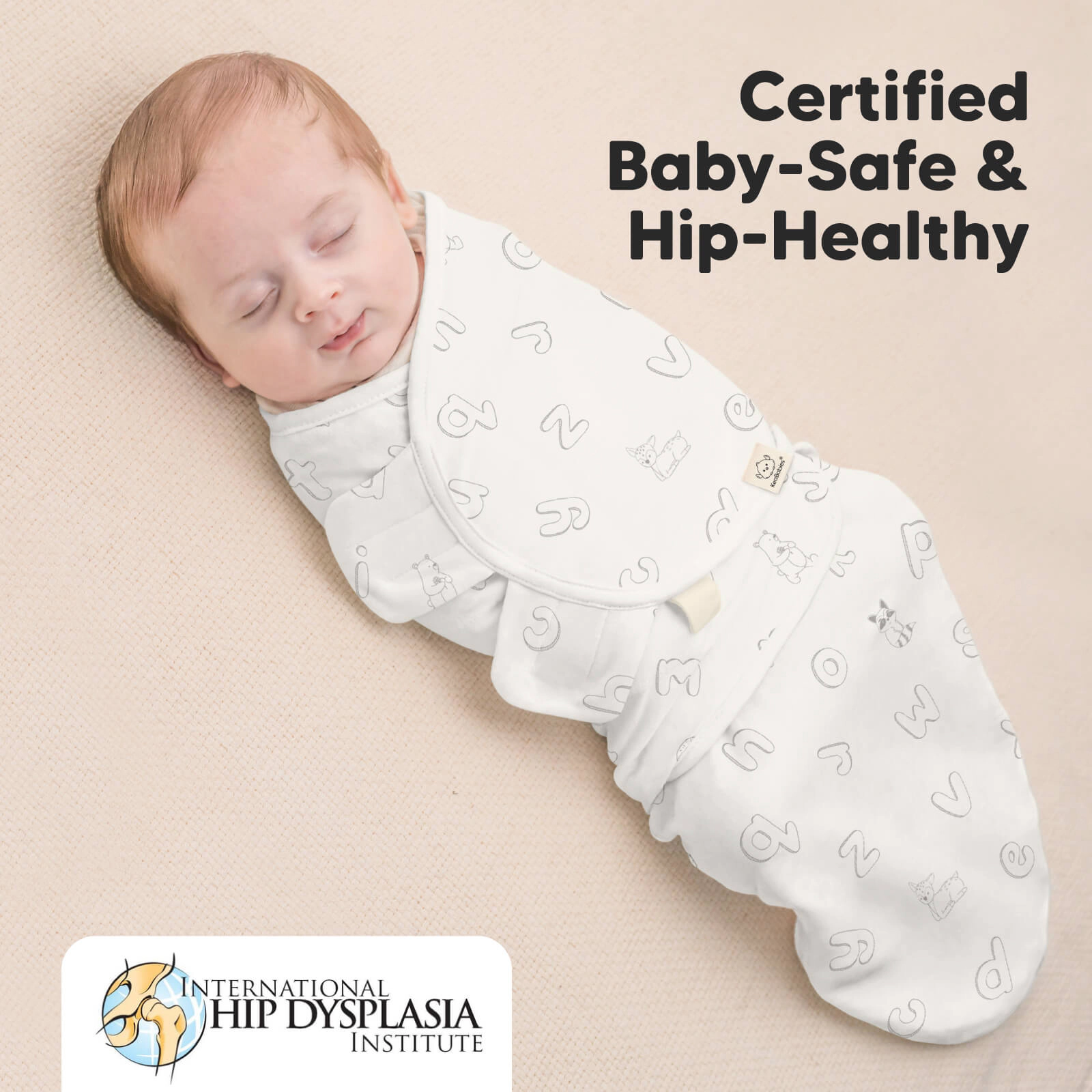 KeaBabies 3-Pack Soothe Zippy Swaddle Wrap