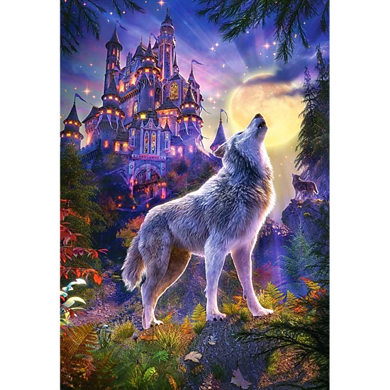 CASTORLAND 1000 Piece Jigsaw Puzzle, Wolf Castle, Fantasy Puzzle