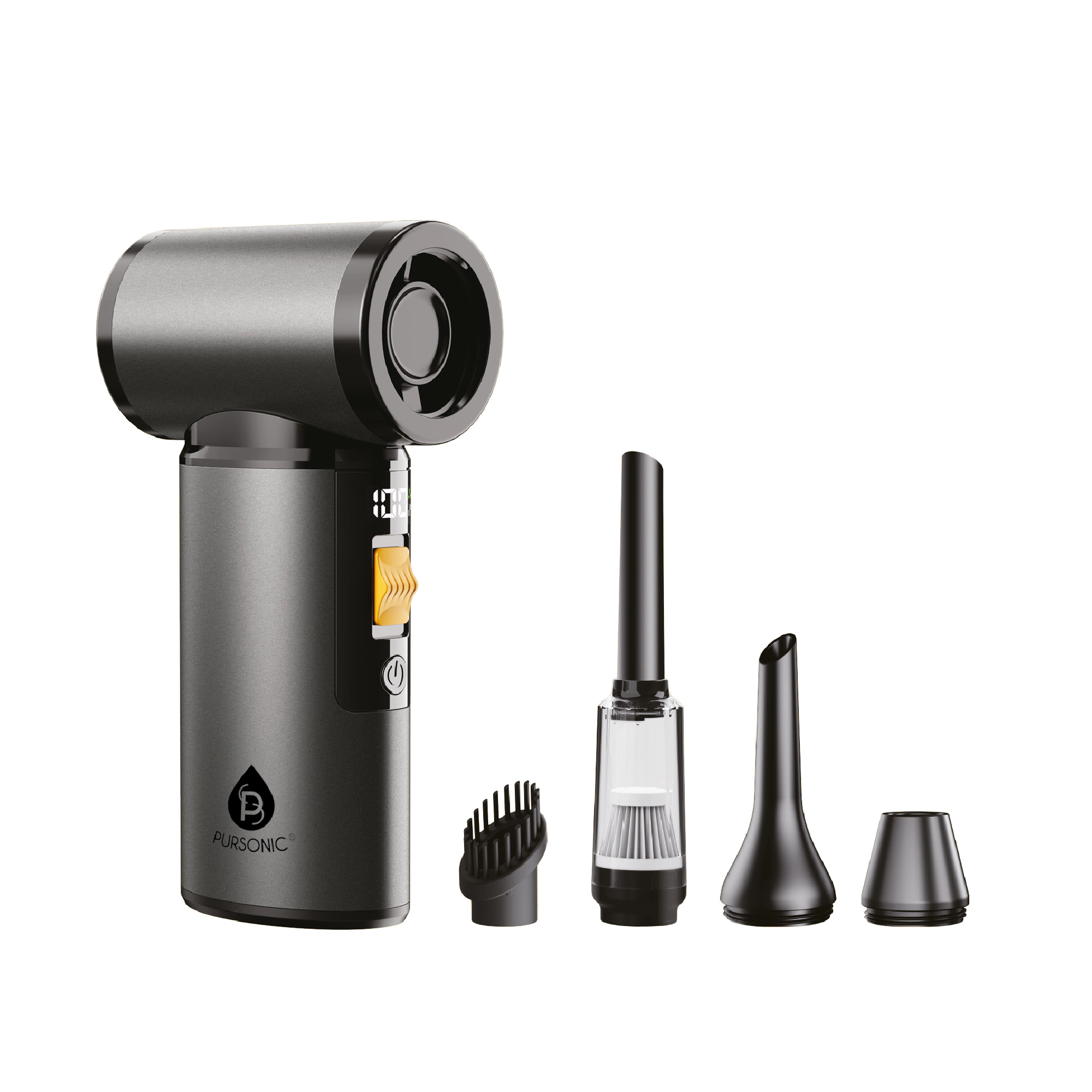 Pursonic Unisex Cordless Multi-Function Turbo Air Blower & Vacuum