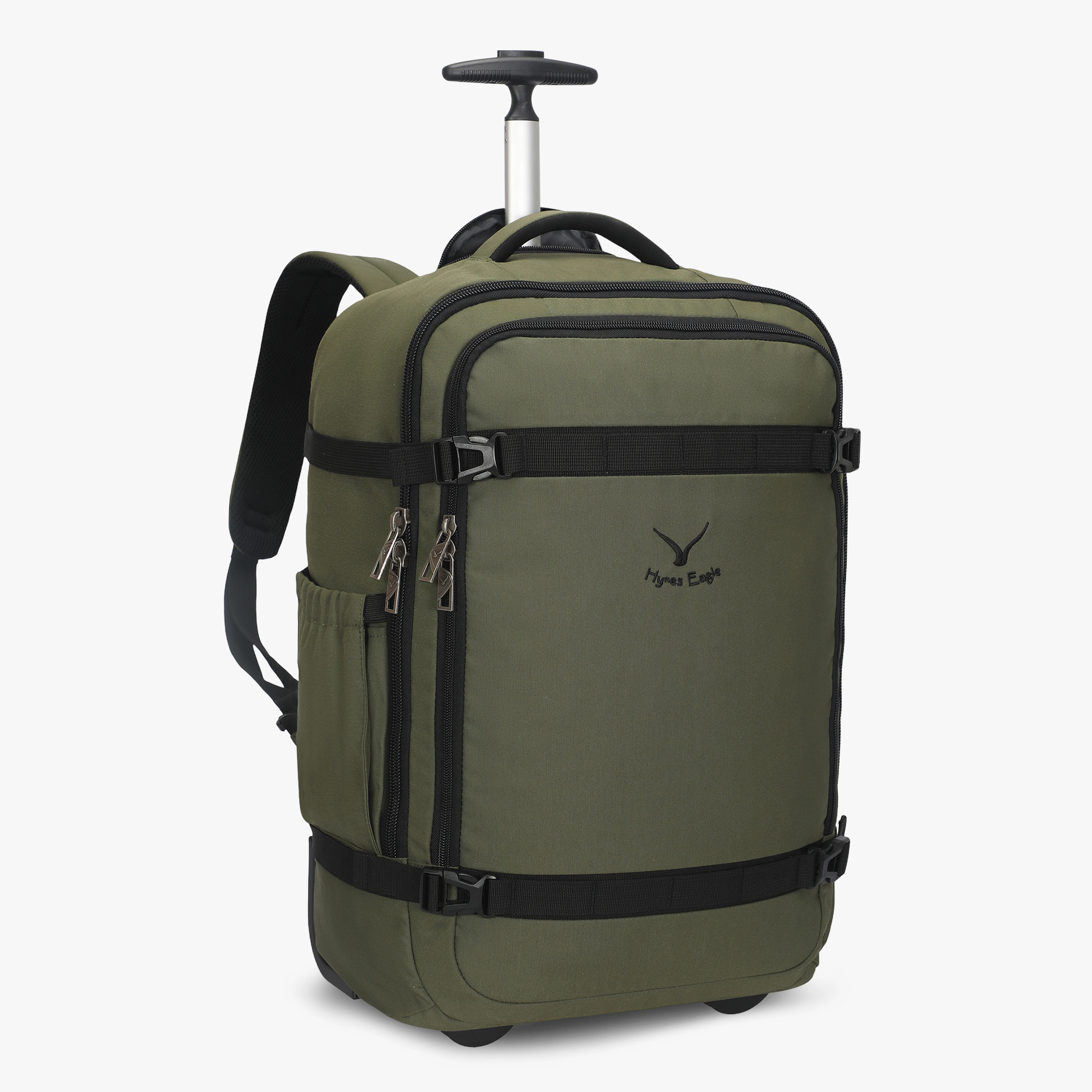 Hynes Eagle Unisex Rolling Travel Backpack (42L)