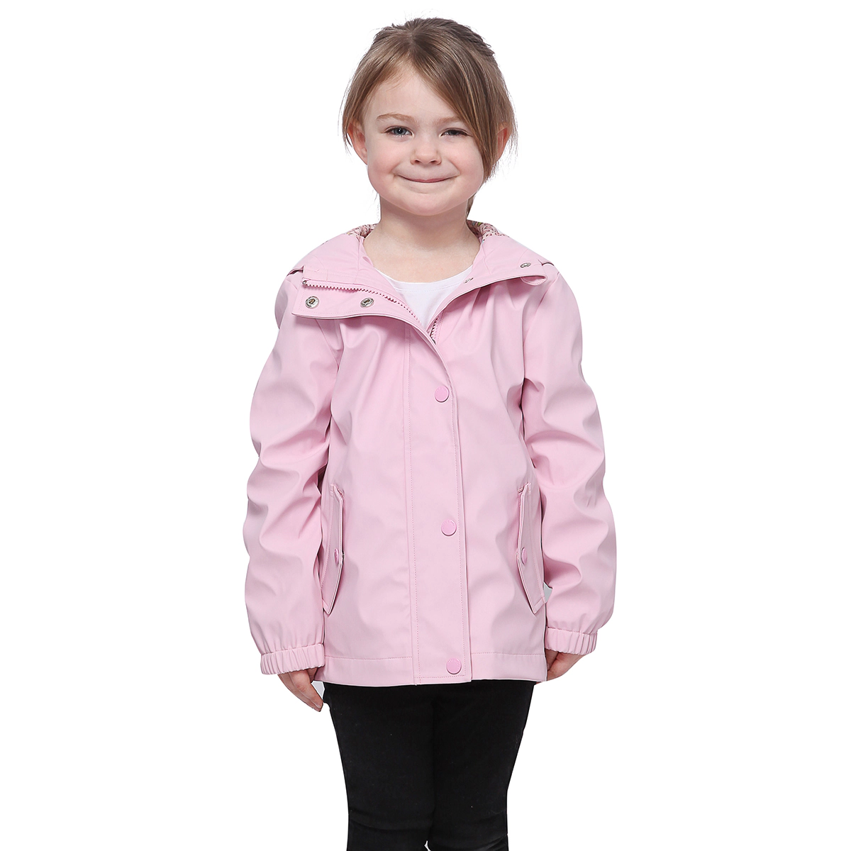 Rokka&Rolla Little & Big Kid Girls Waterproof Rain Jacket