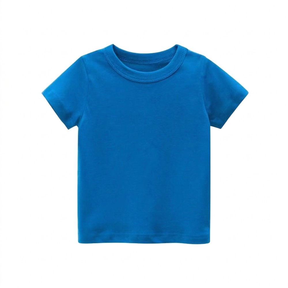 MyKids-USA Toddler Unisex Short-Sleeve Solid Crew Top 2-3