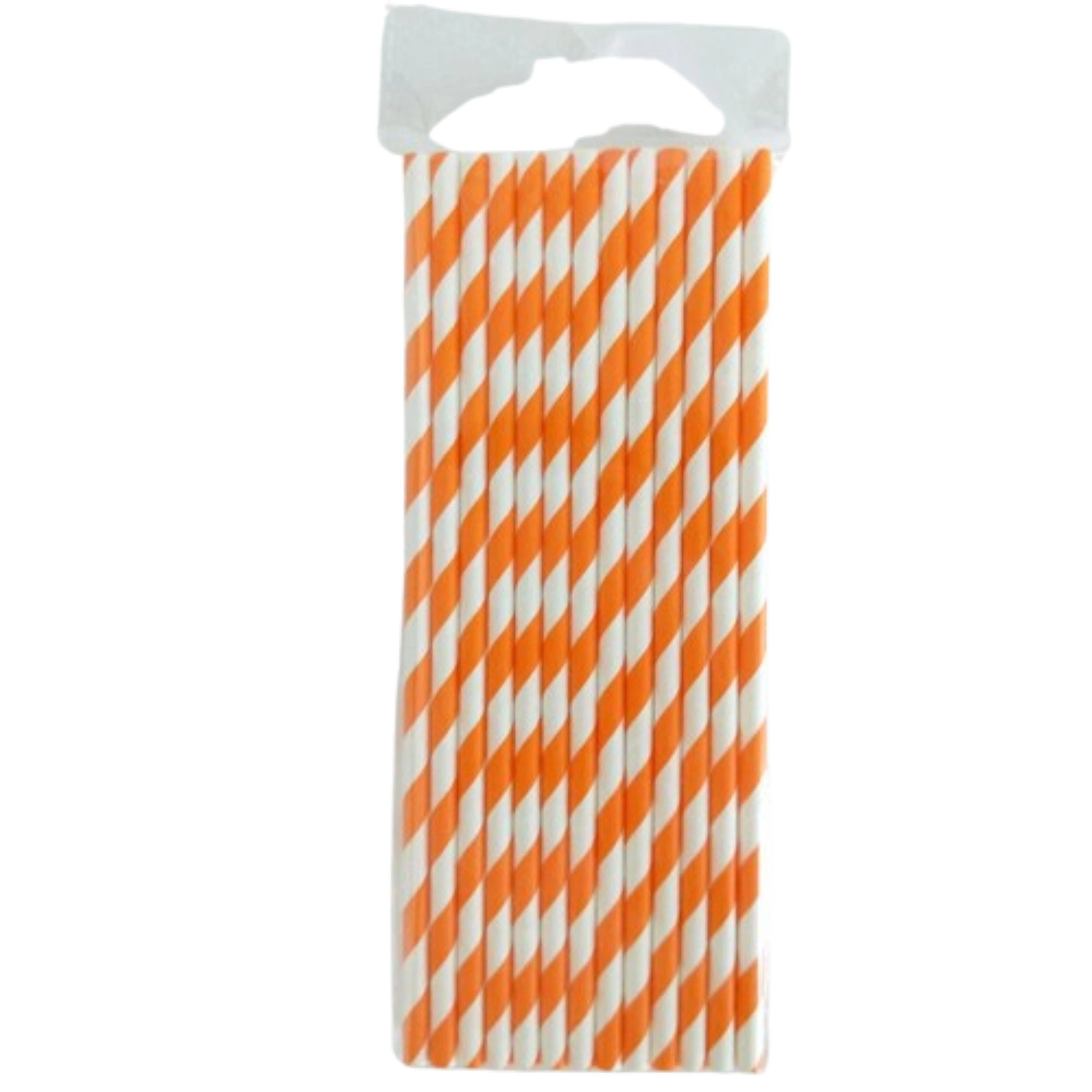 Home Collection Pack of 100 Biodegradable Patterned Paper Drinking Straws