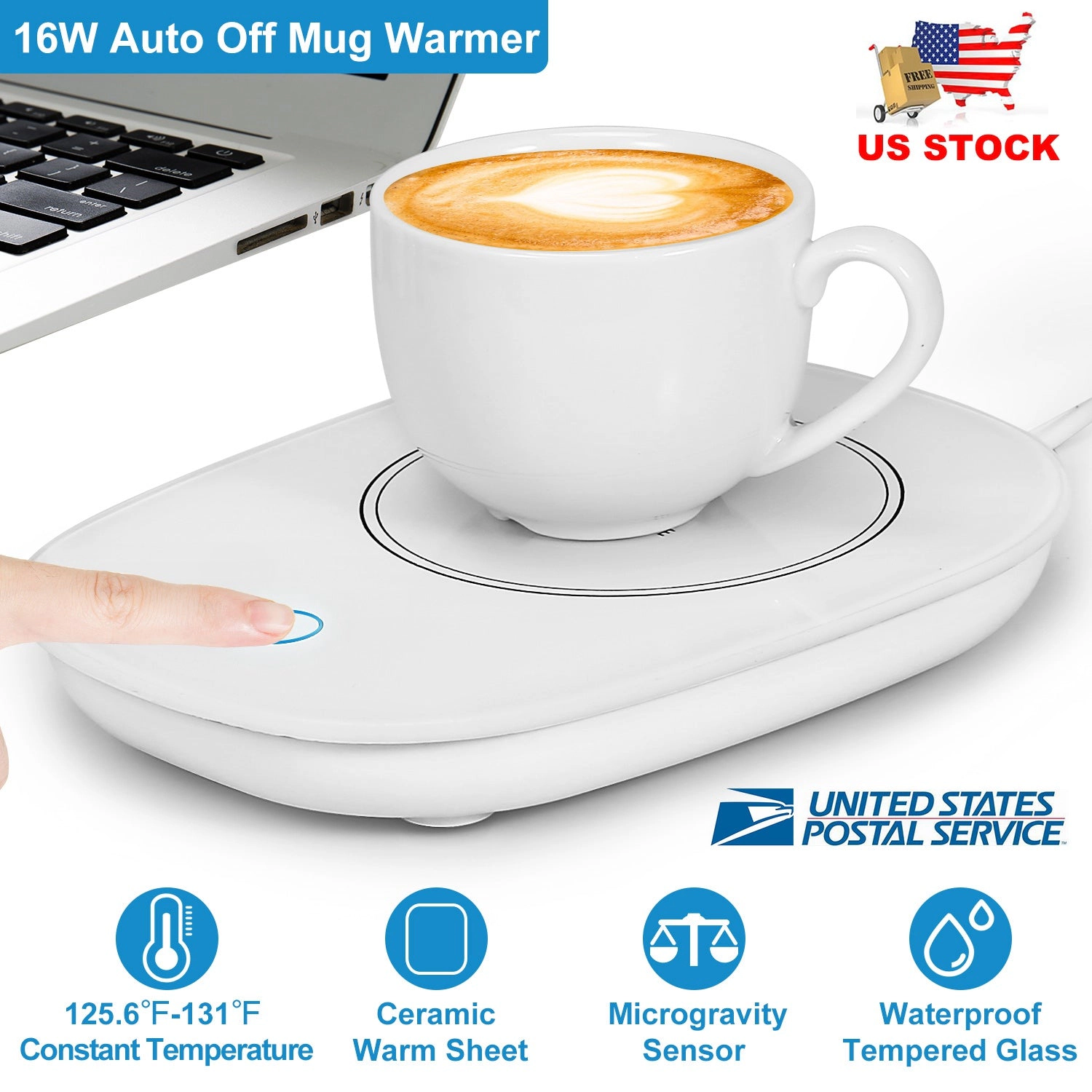 GBruno Auto Shut-Off Coffee Mug Warmer