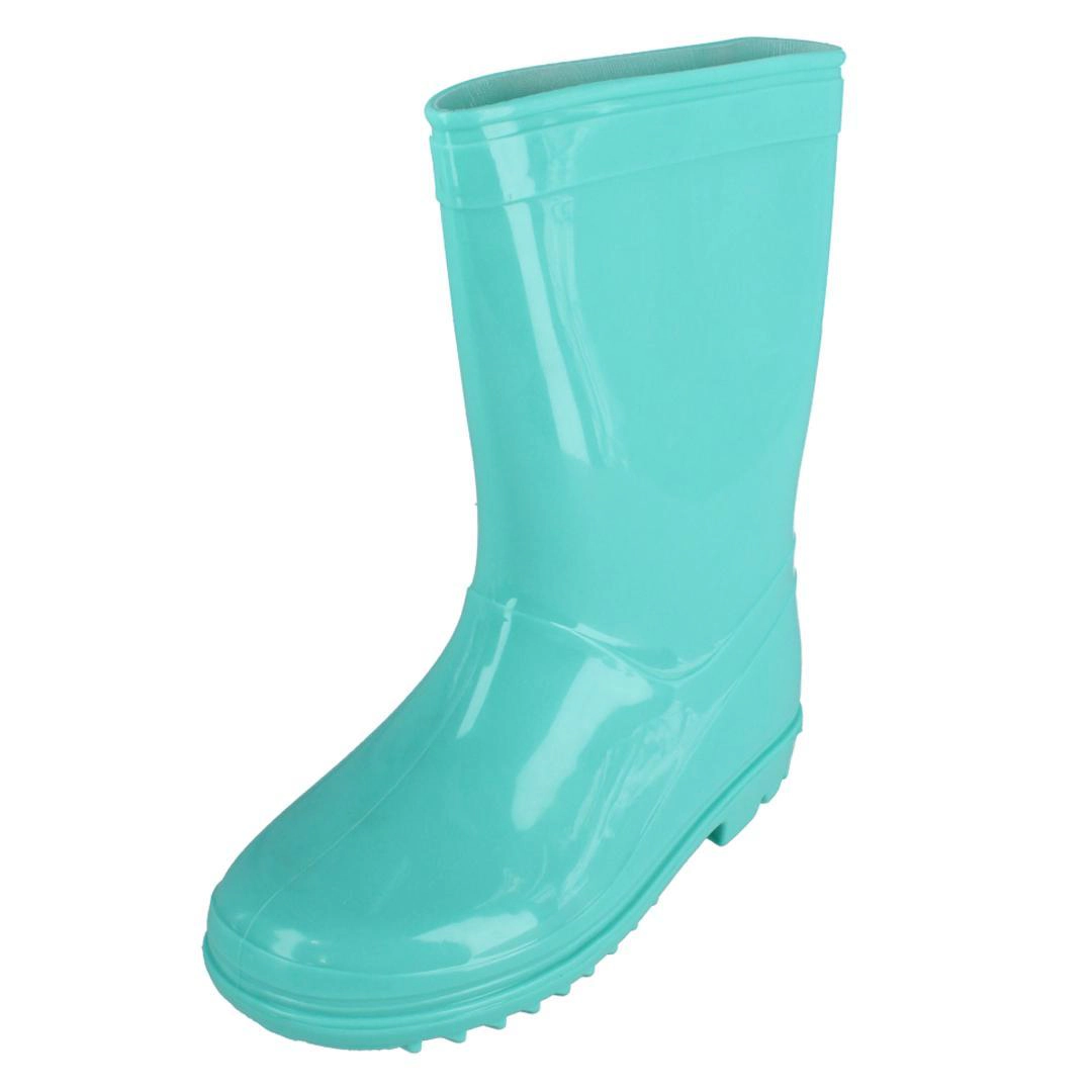 Wootie Little Girl's Waterproof Solid Color Rain Boots by