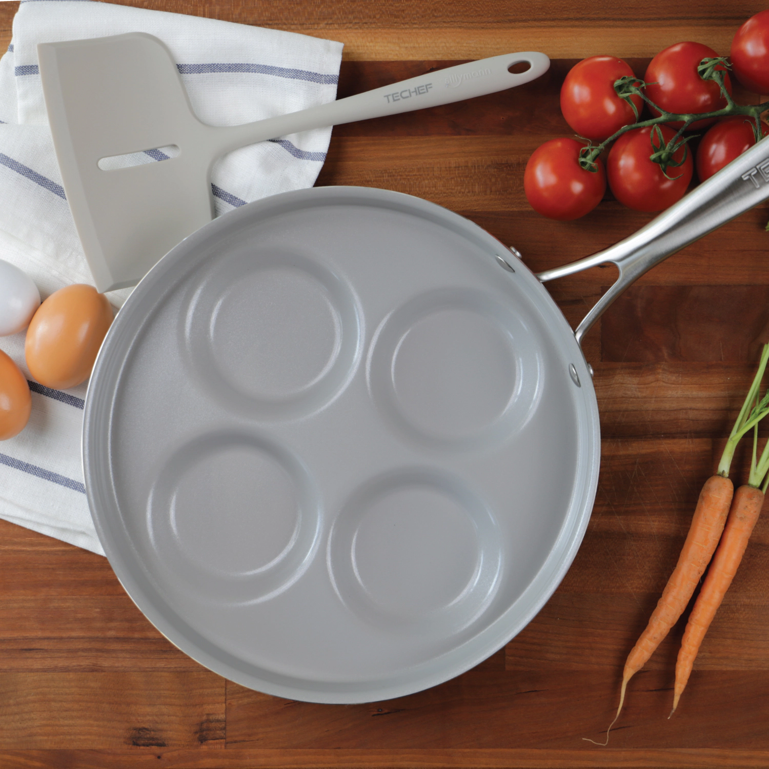 TECHEF - CeraTerra - Ceramic Nonstick 4-Cup Egg Frying Pan