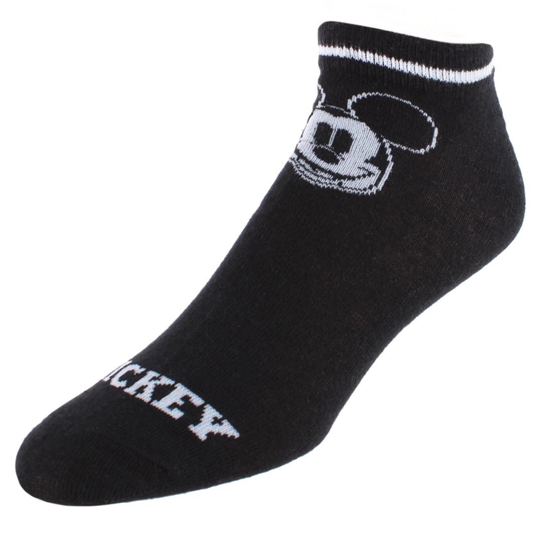 Textiel Trade Men's Disney Mickey Mouse Character Sneaker Socks (3 Pairs)