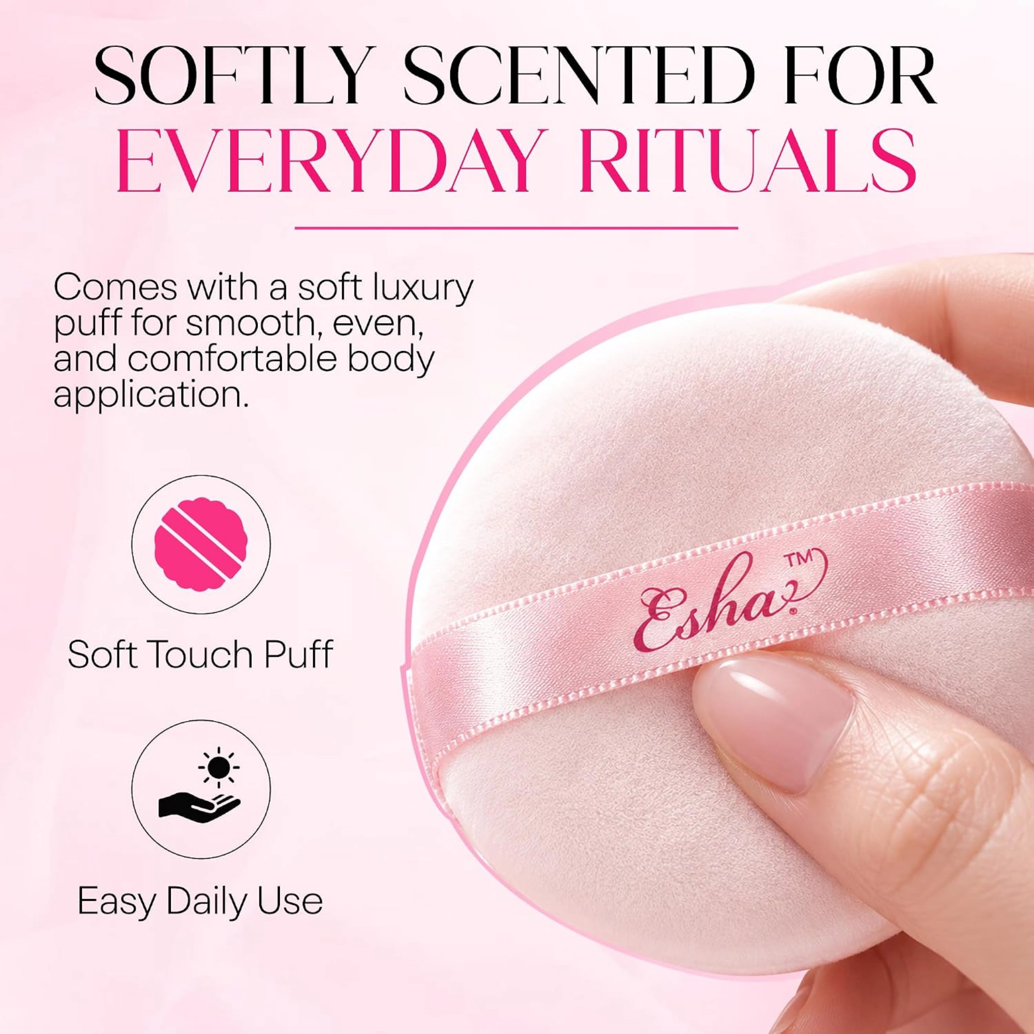 Esha Woman Fragrance Dusting Powder Perfume Body Powder