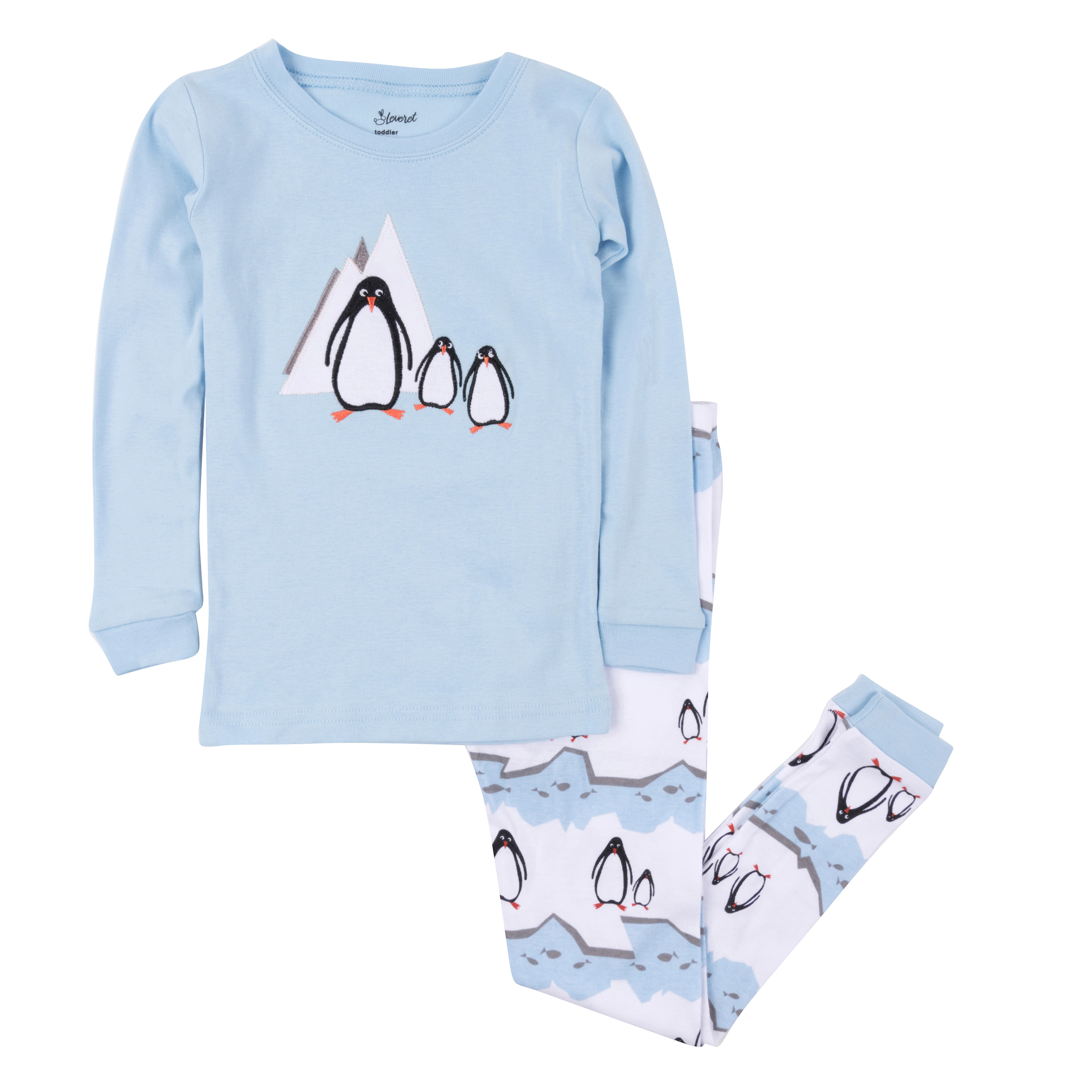 Leveret Baby/Toddler/Kids 2-pc Cotton Snug Fit Holiday Print Pajamas