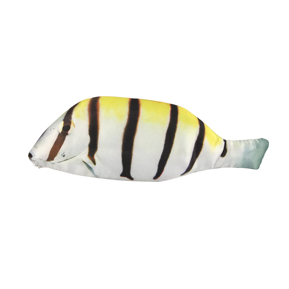 Wrapables Fish-Shaped Zipper Pencil Pouch, Tiger Fish