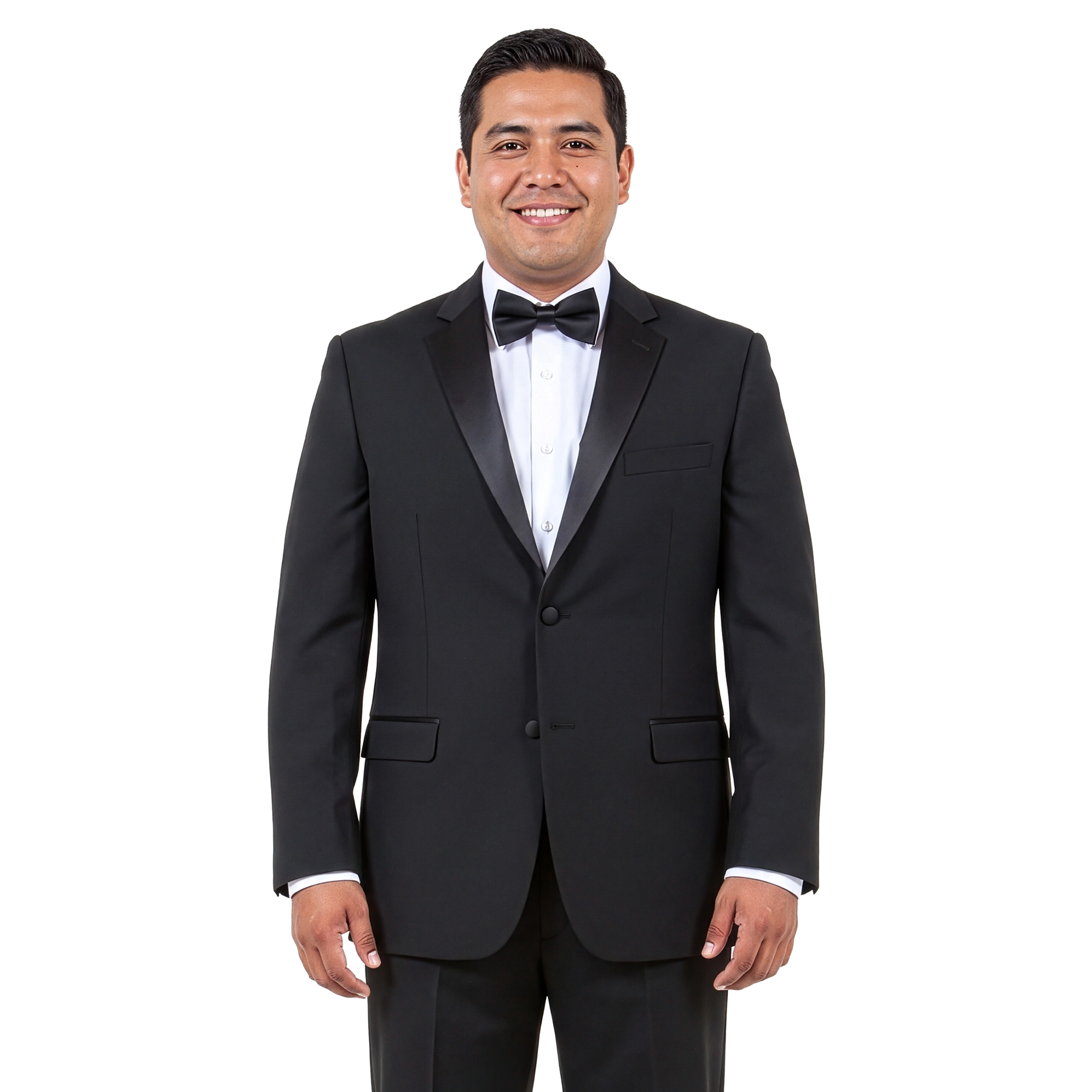 Bryan Michaels Mens 2pc Tuxedo Set w/ Satin Notch Lapel, Available Regular and Slim Fit