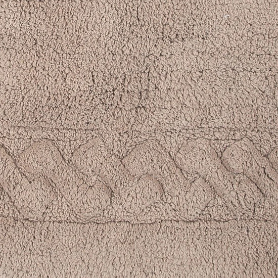 Knightsbridge Chain Bath Rug Cotton Non Skid Back