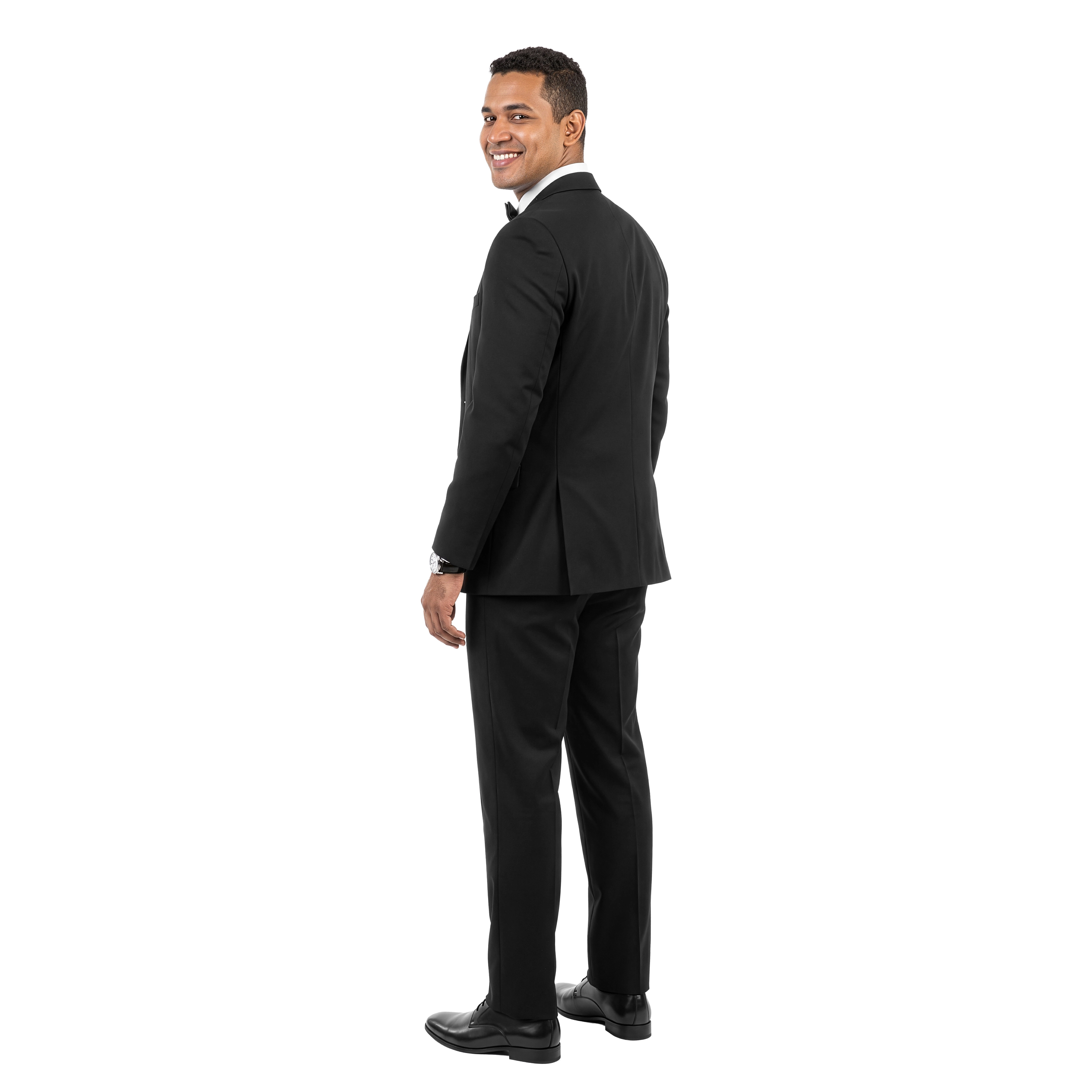 Bryan Michaels Mens 3pc Tuxedo Set w/ Satin Notch Lapel