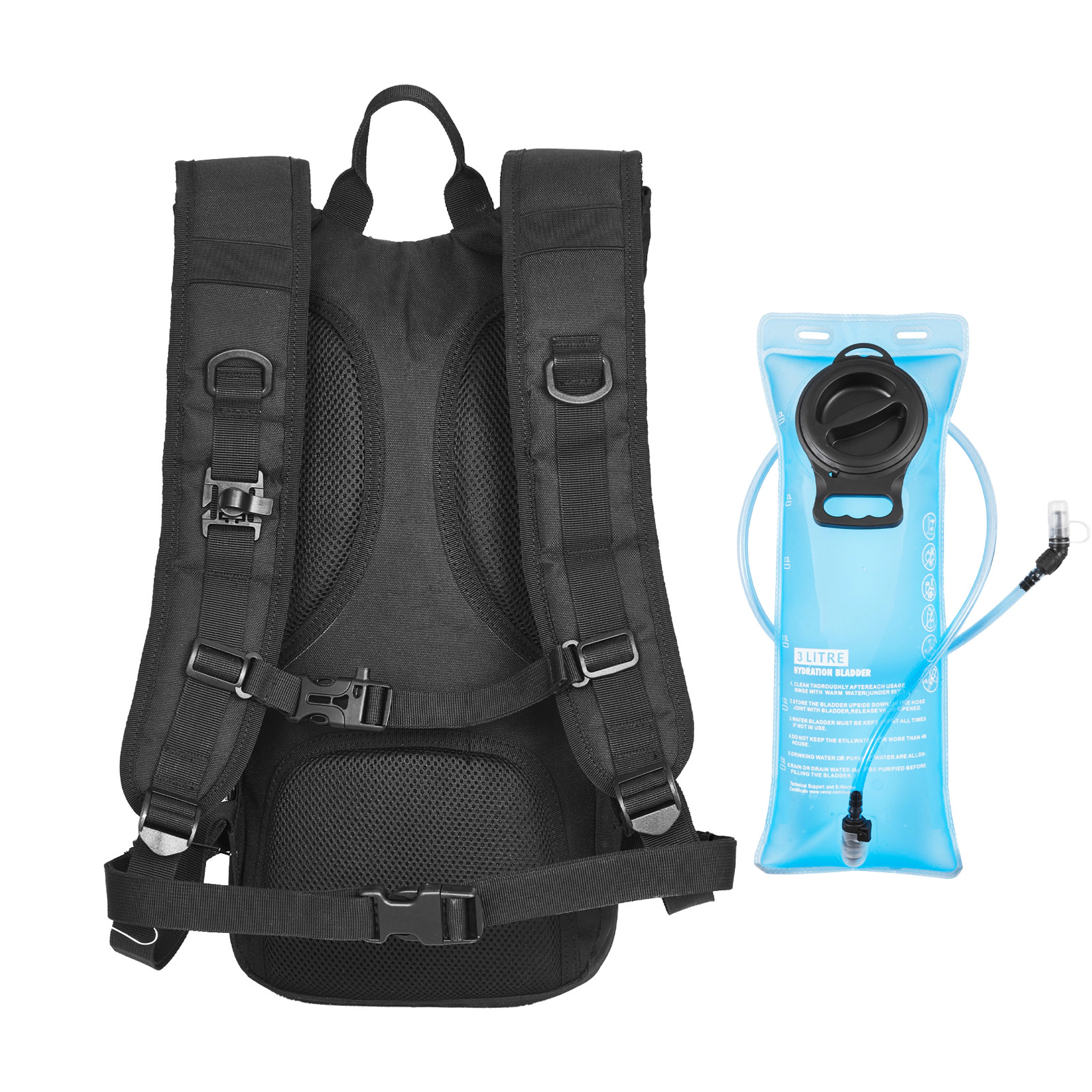 HONGGE Hydration Backpack Pack with TPU Water Bladder Hiking for Men Women Hydro