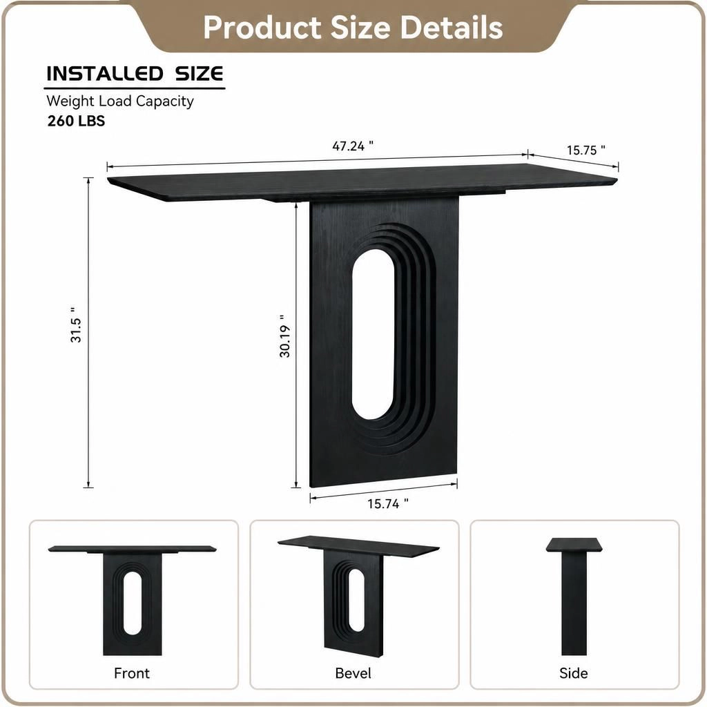 GOODSILO Long Narrow Console Table for Entryway