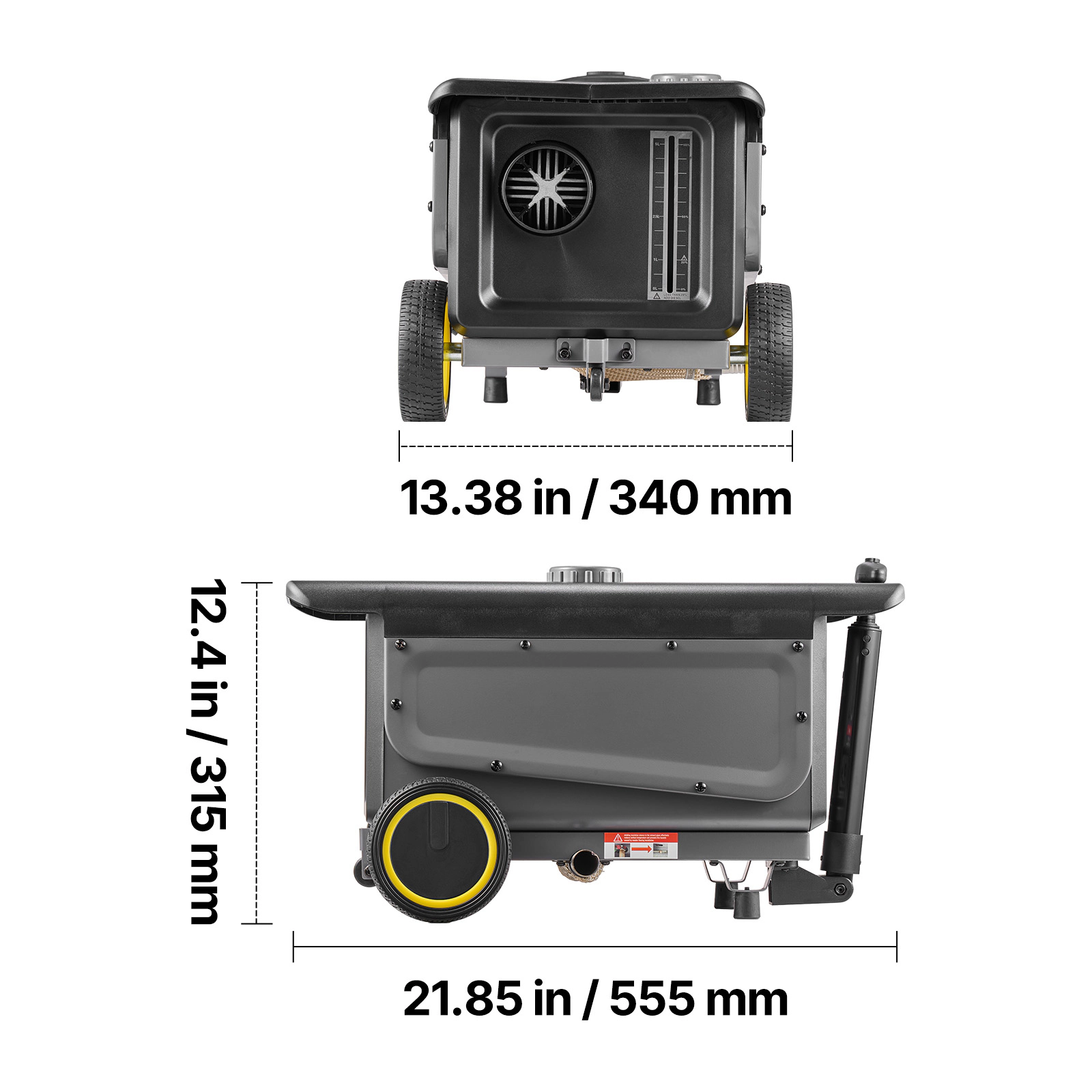HONGGE Diesel Heater, 8KW, DC 12V, All One Portable Air Heater with Bluetooth APP Control