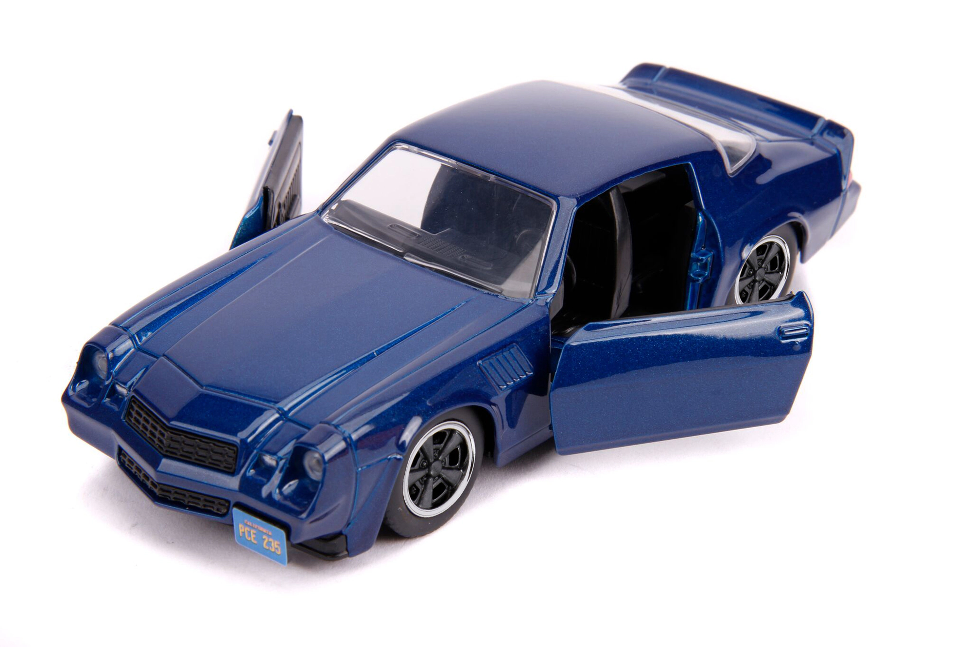 Jada Billy's Chevrolet Camaro Z28 Metallic Dark Blue "Stranger Things" (2016) TV Series "Hollywood Rides" 1/32