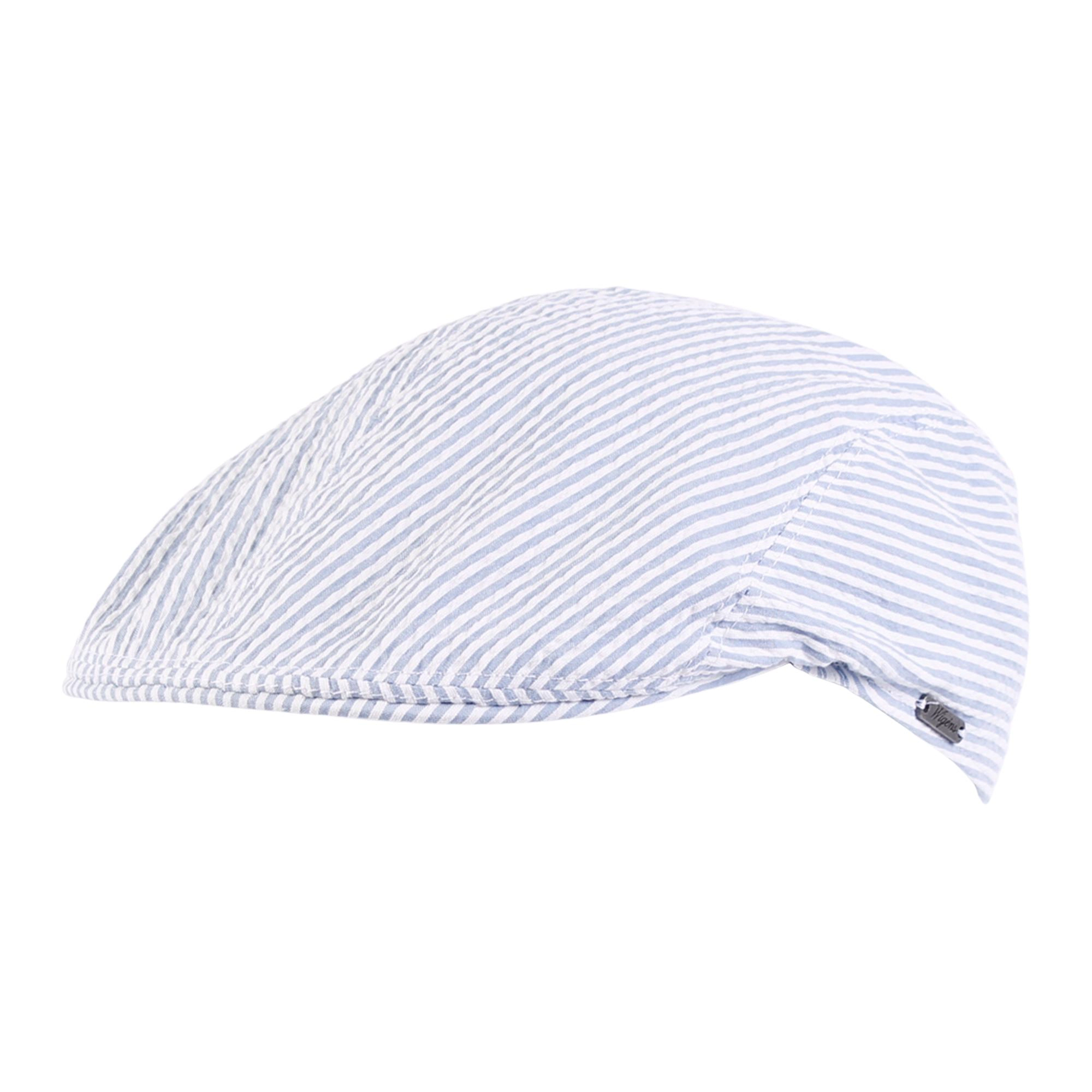 Wigens Men's Seersucker Ivy Modern Cap