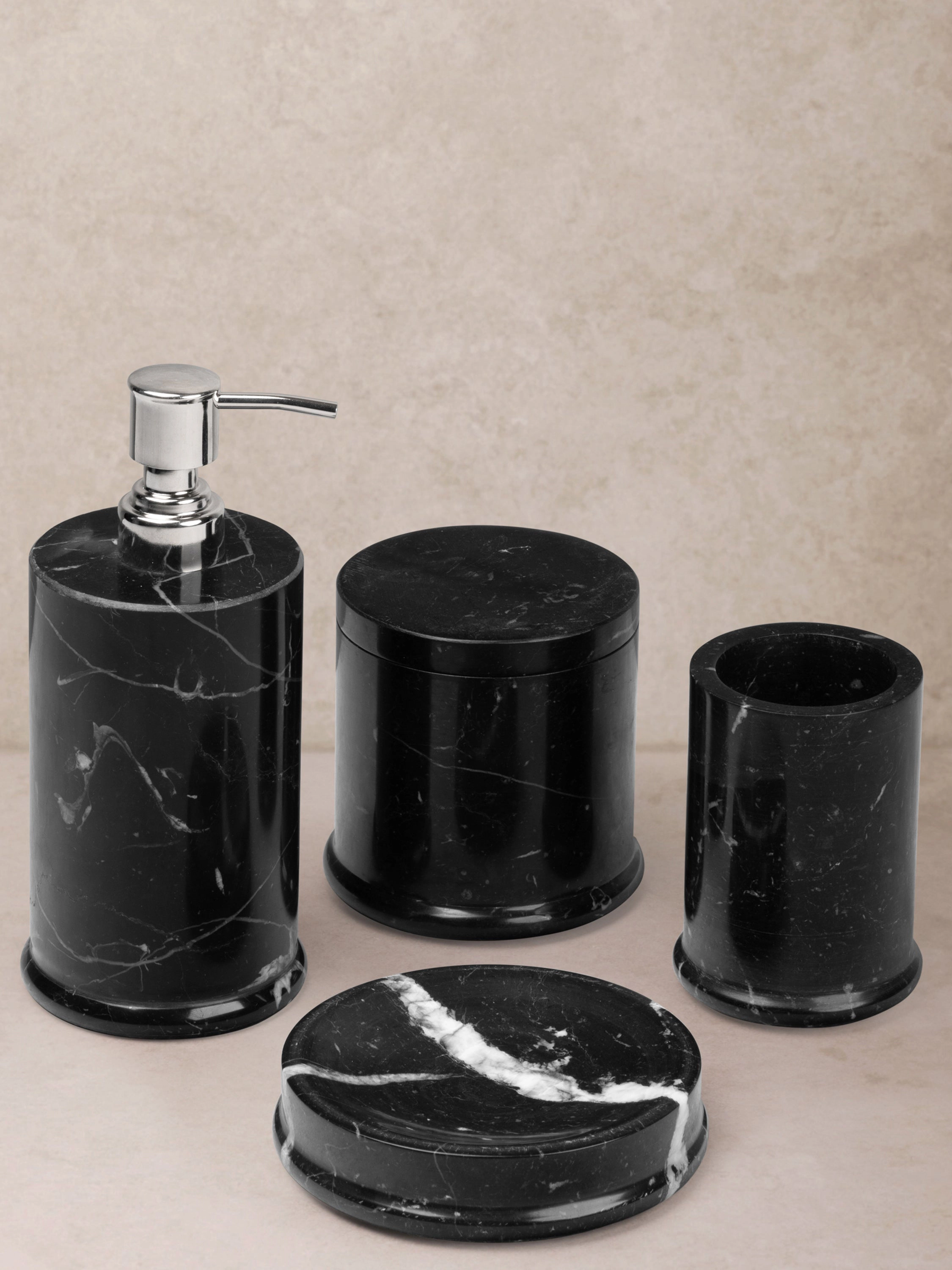 GAURI KOHLI Marquina Marble Bath Accessories