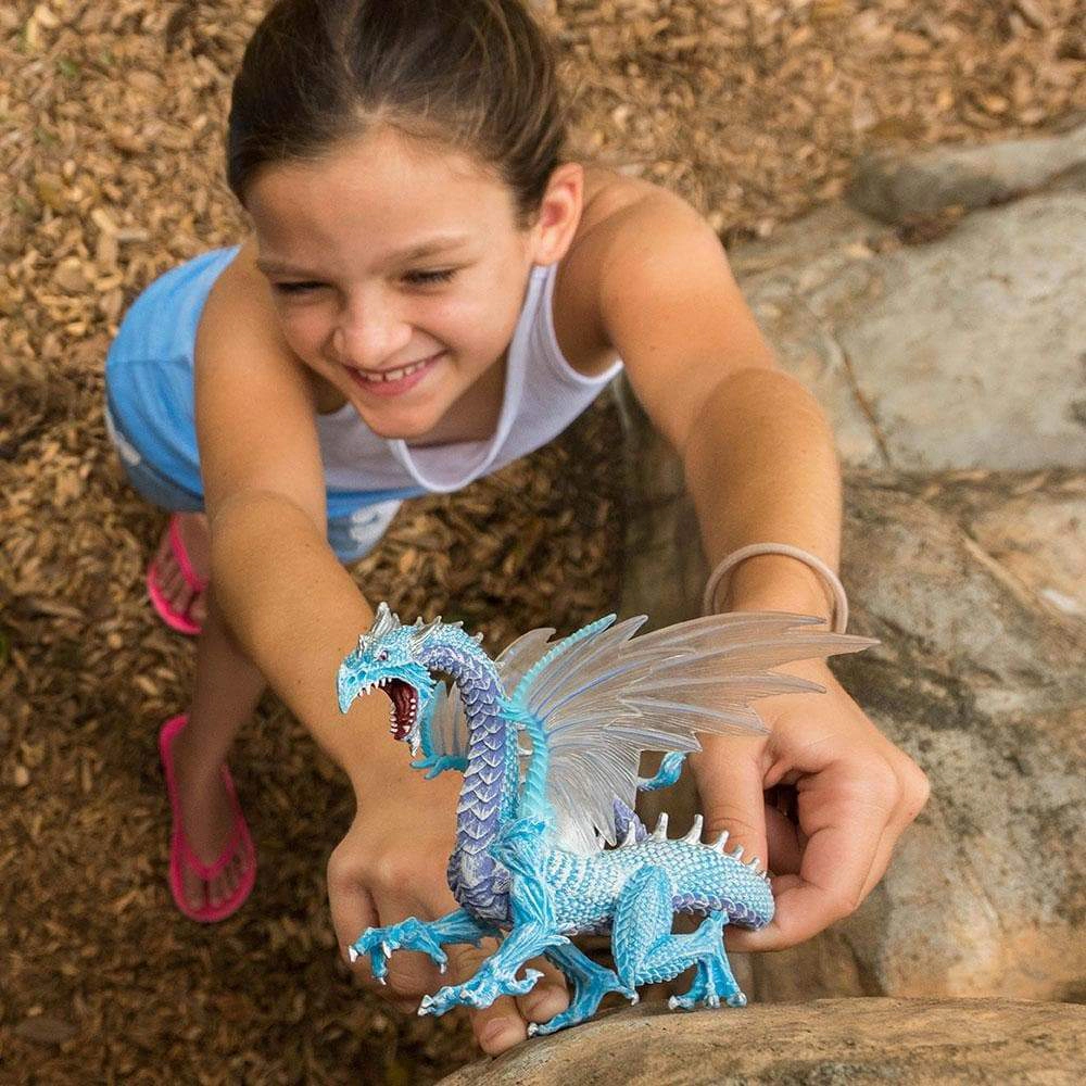 Safari Ltd. - Ice Dragon Kids Toy Figure