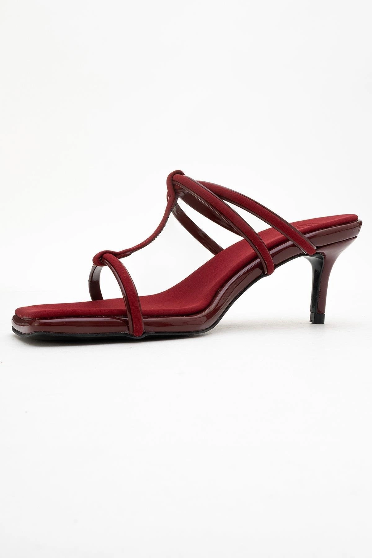 Prologue Shoes Womens Mocha Strap Heel Sandal