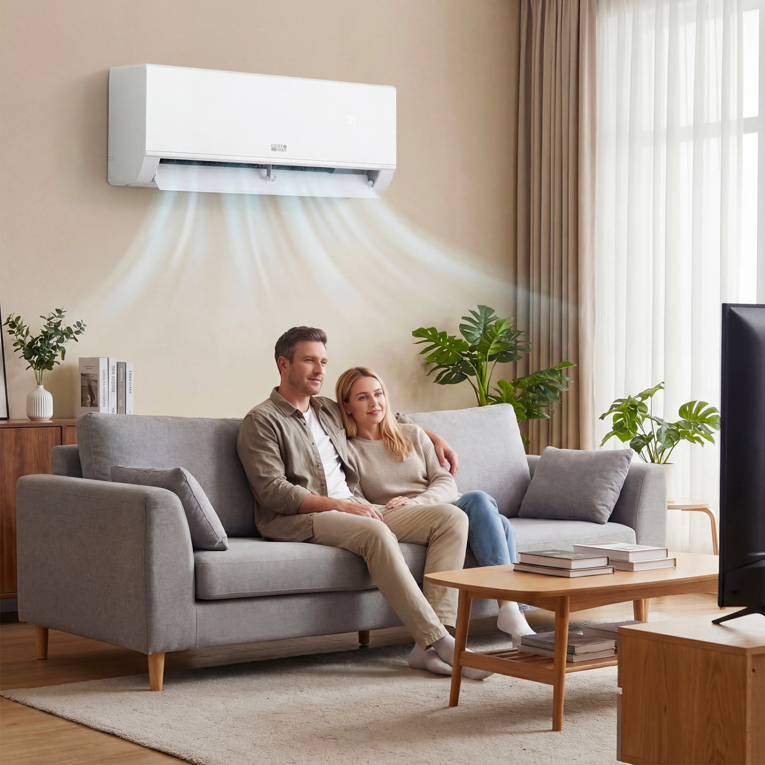 LJG Blast Pro Series 12000 BTU 20 SEER2 208-230V Wifi Enabled Mini Split Air Conditioner and Heater