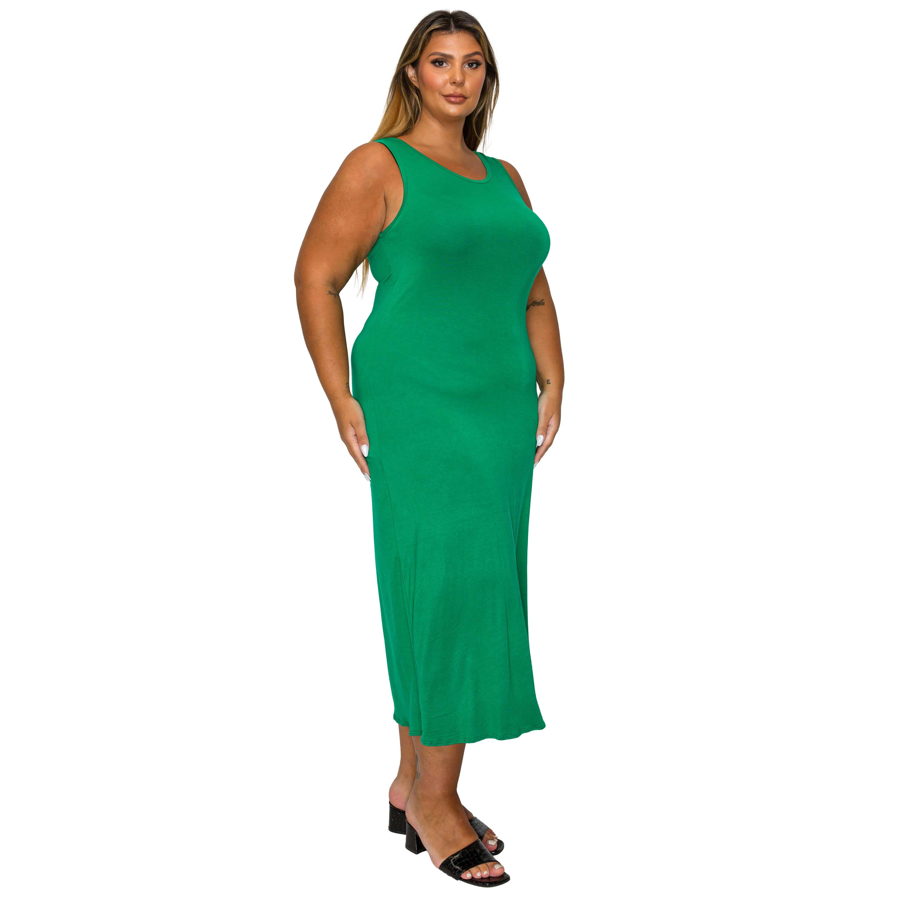 L I V D Women's Plus Mellie Tank Dress
