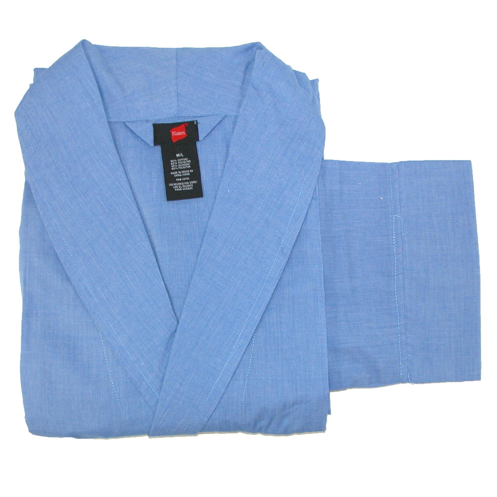 Hanes Men's Lightweight Woven Robe Tall Sizes