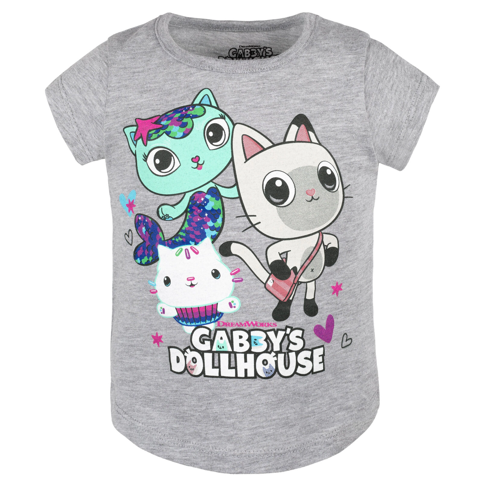 Dreamworks Gabby's Dollhouse Girls' 3-Pack T-Shirts