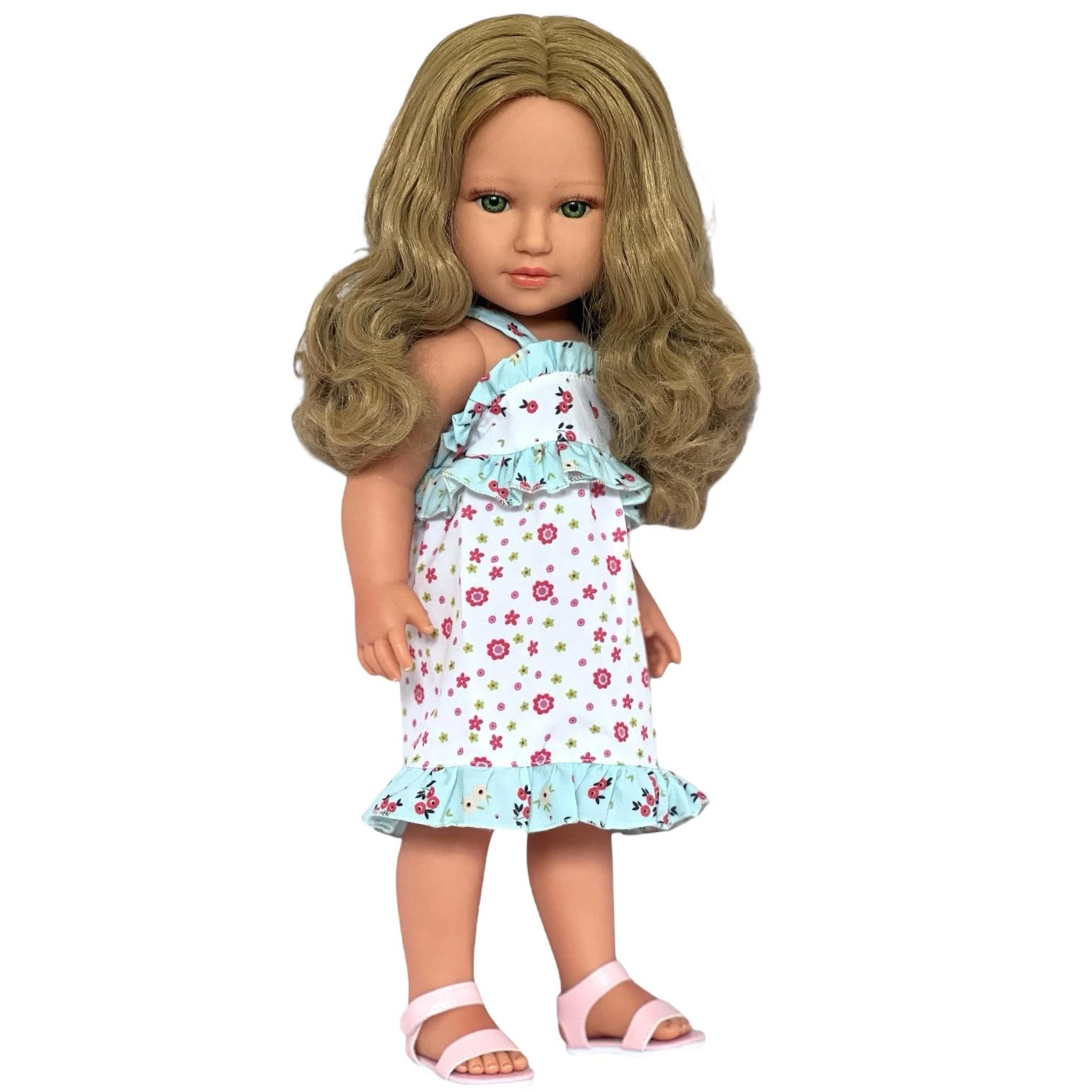 Kinsley Cassar ™ – 18-Inch Blonde Hair and Green Eyed Doll with Poseable Head