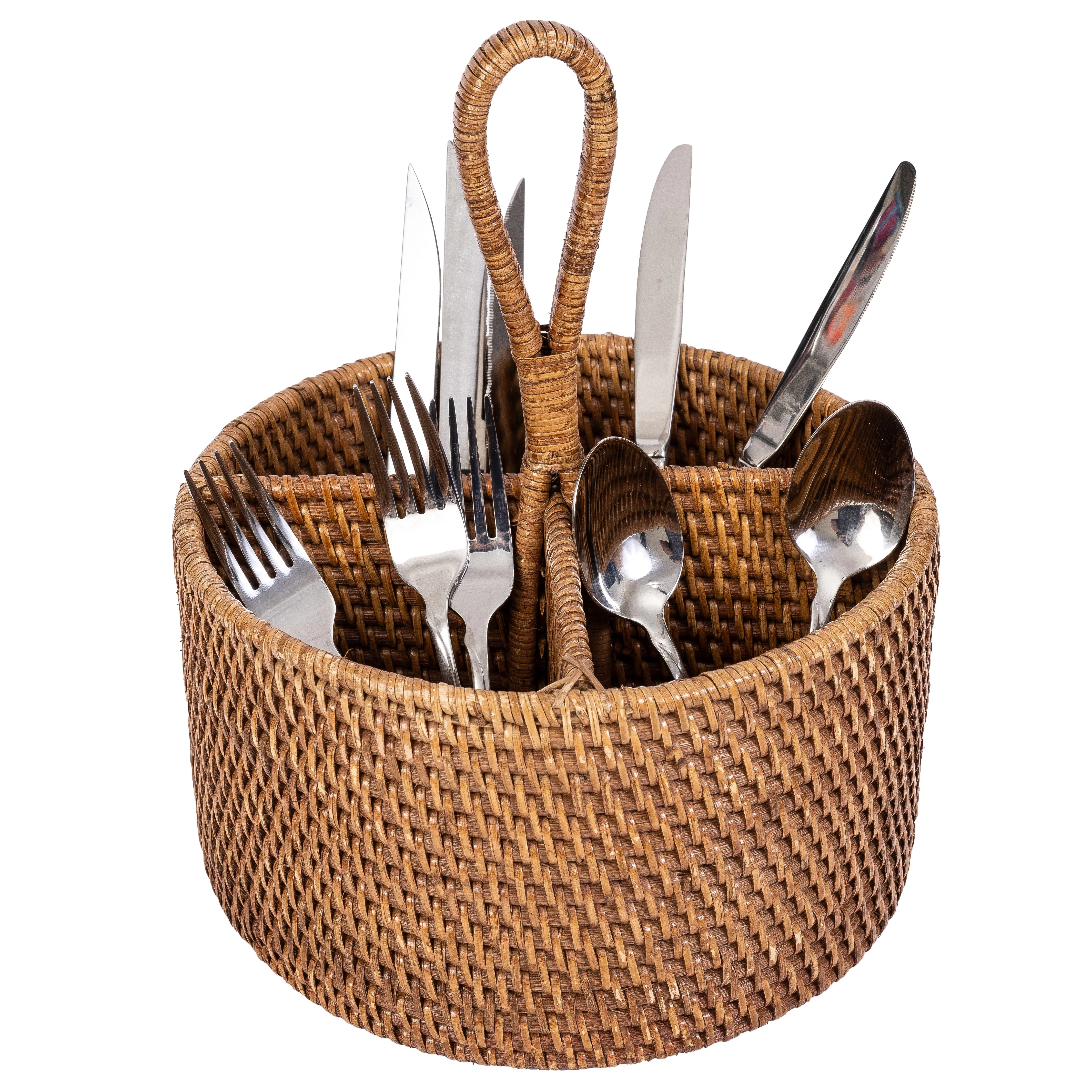 Saboga Home™ Round 4 section Caddy/Cutlery Holder