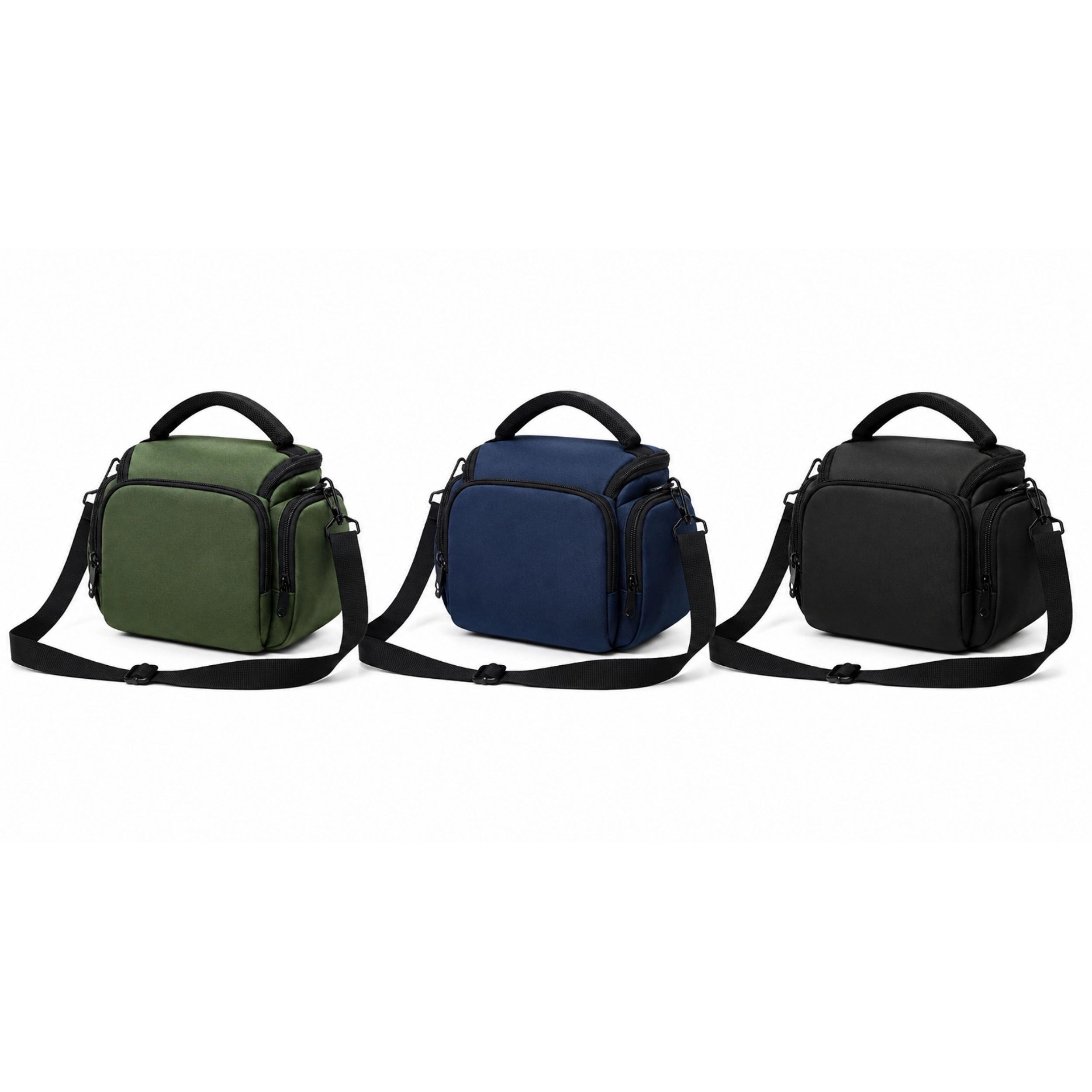Home Collection Padded Waterproof Camera Crossbody Bag with Multi Pockets
