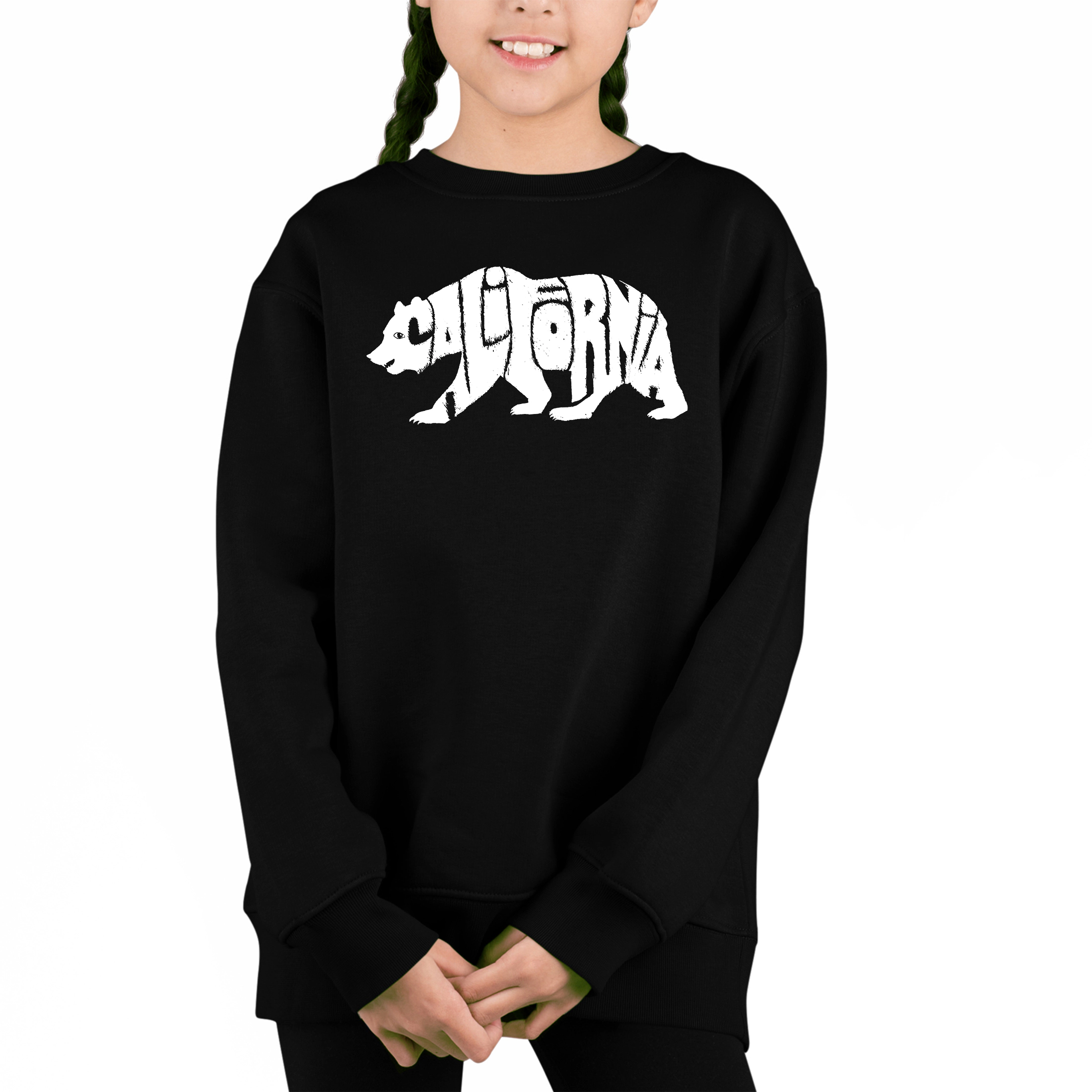 LA Pop Art Girl's Word Sweatshirt