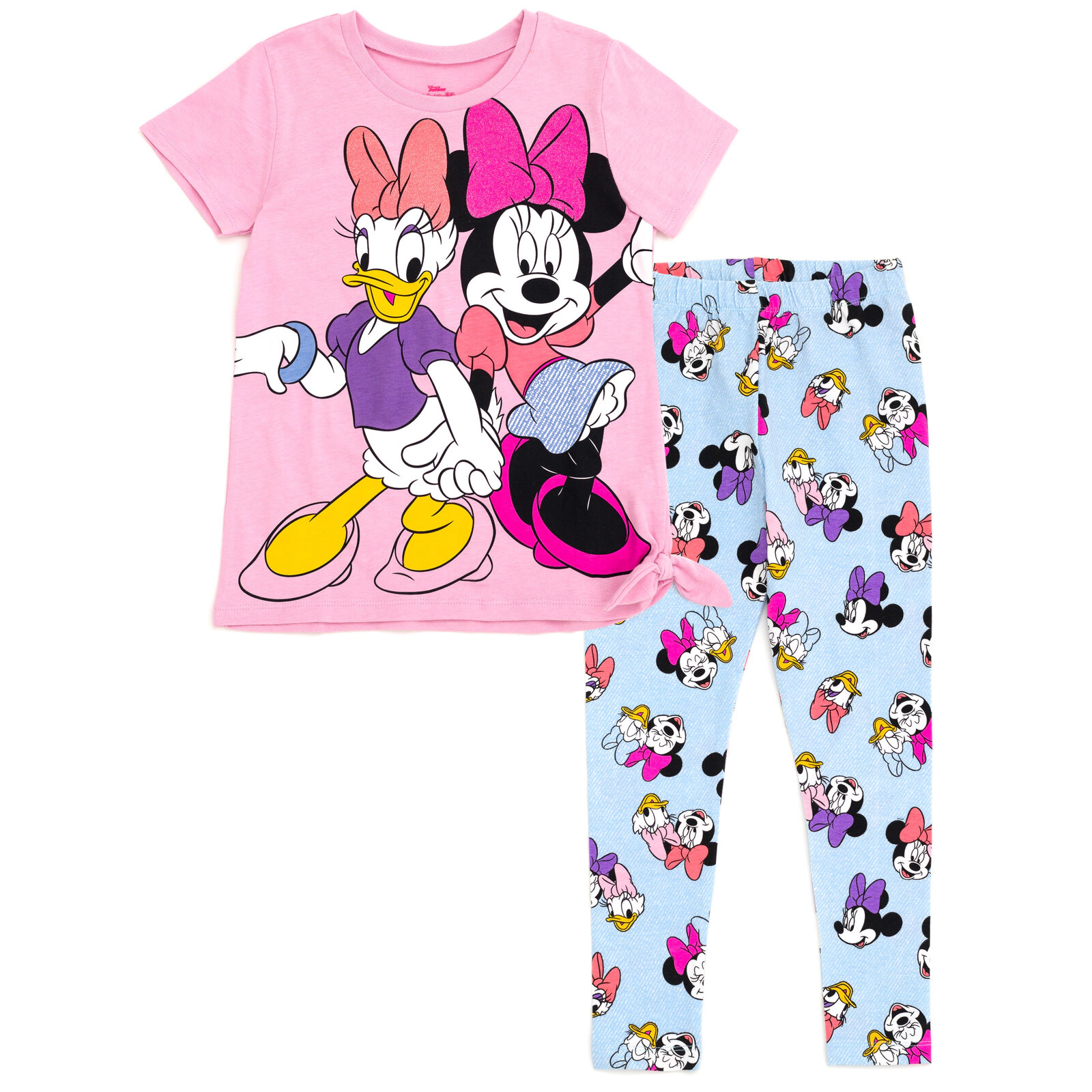 Disney Minnie Mouse Girls' 2-Piece T-Shirt and Leggings Set