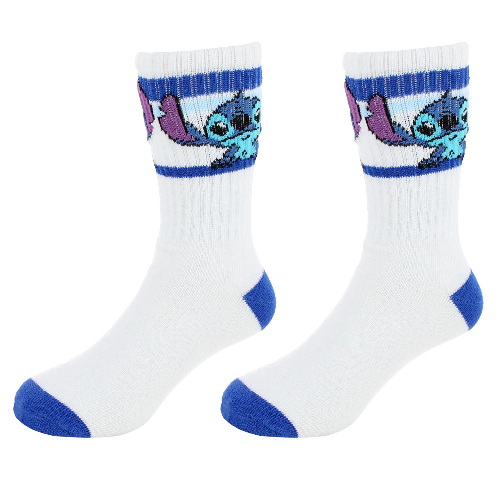 Textiel Trade Boy's Disney Lilo & Stitch Ribbed Athletic Socks (2 Pair)