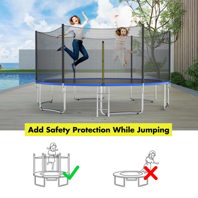 Hivvago Trampoline Safety Replacement Protection Enclosure Net