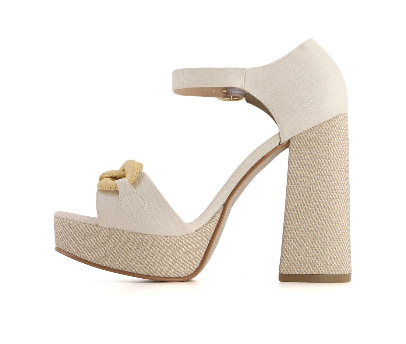 Andrea Womens Ankle Strap Platform High Heel Sandals