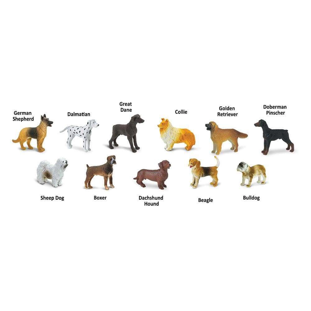 Safari Ltd. - Dogs TOOB - contains 11 Mini Figurines