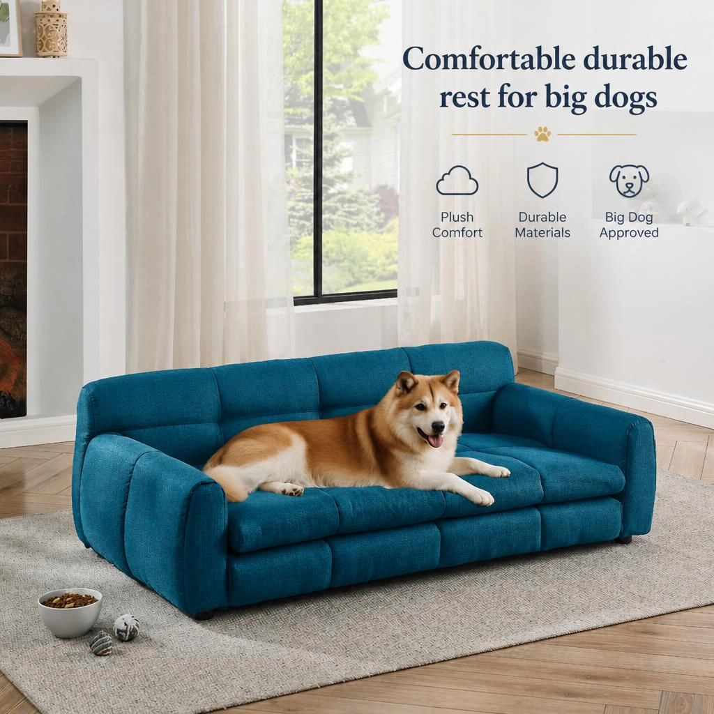 GOODSILO Supportive Durable Foam Pet Bed