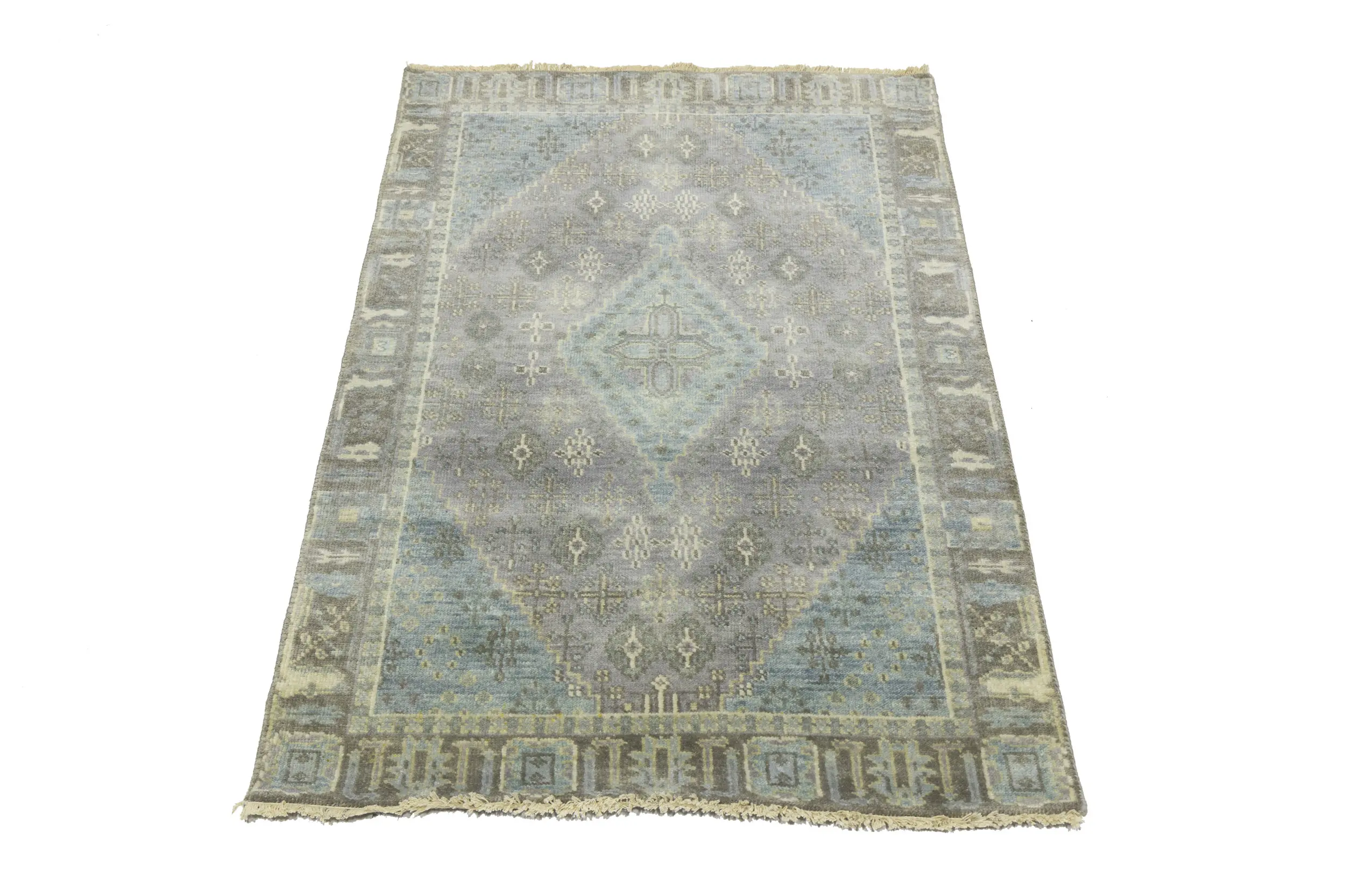 Magic Rugs Muted Taupe Tribal 3X5 Indo-Joshaghan Oriental Rug